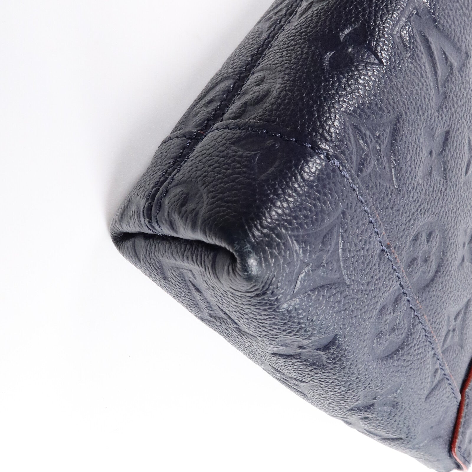 LOUIS VUITTON Monogram Empreinte Blanche BB手挽肩背兩用袋
