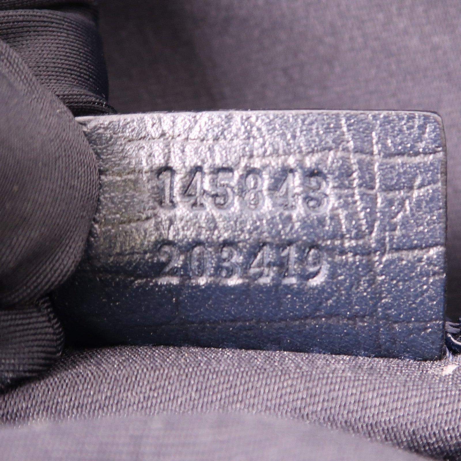 GUCCI GG SHW Tote Bag Handbag 145843 Coated Canvas Beige/Navy