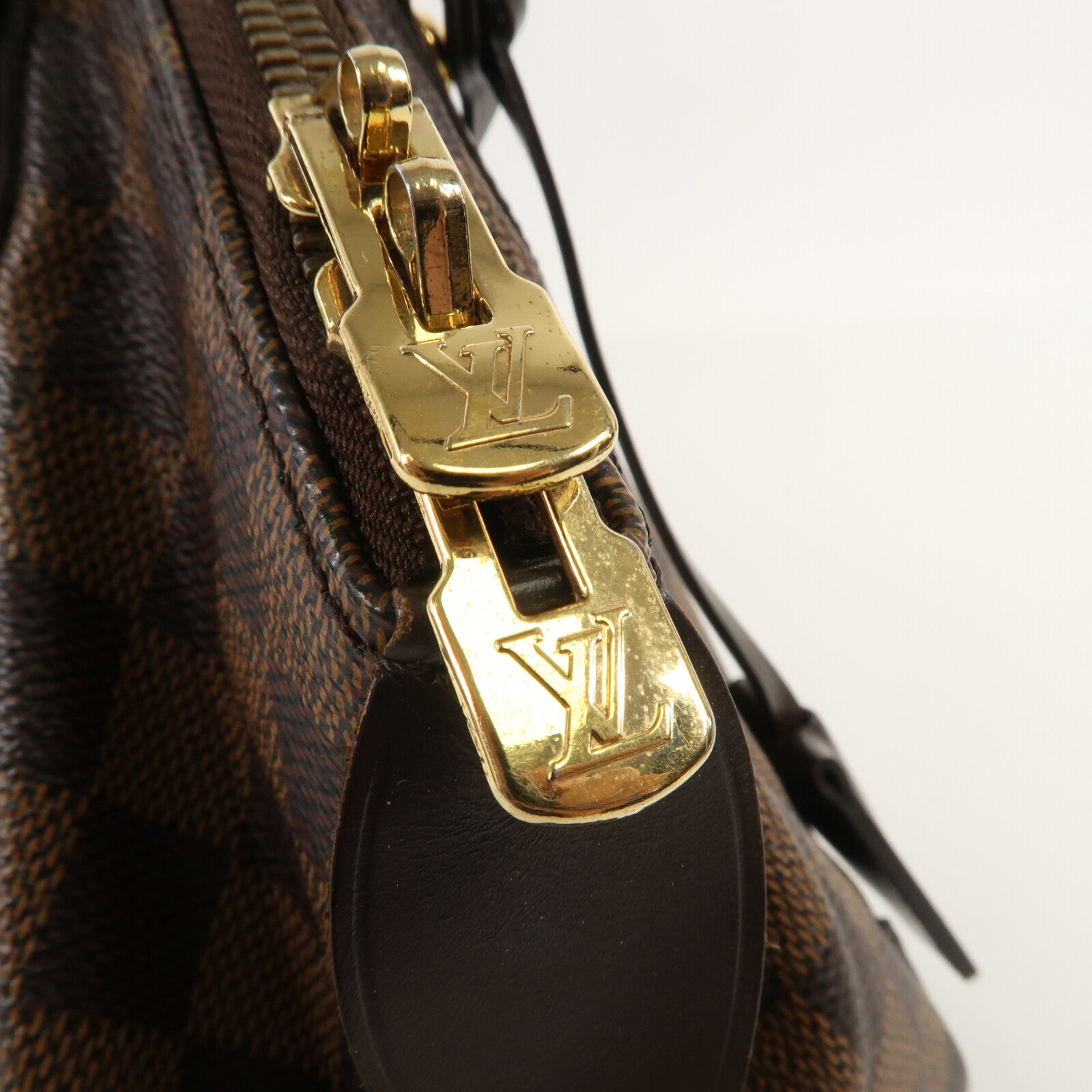 LOUIS VUITTON Damier Verona PM金扣肩背袋