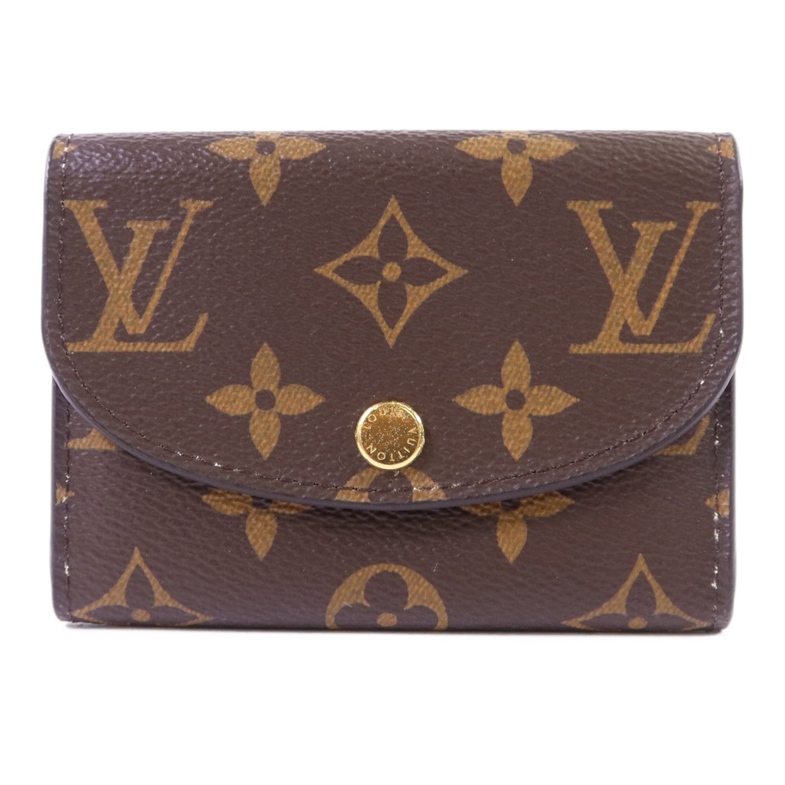 LOUIS VUITTON Monogram Rosalie金扣零錢包
