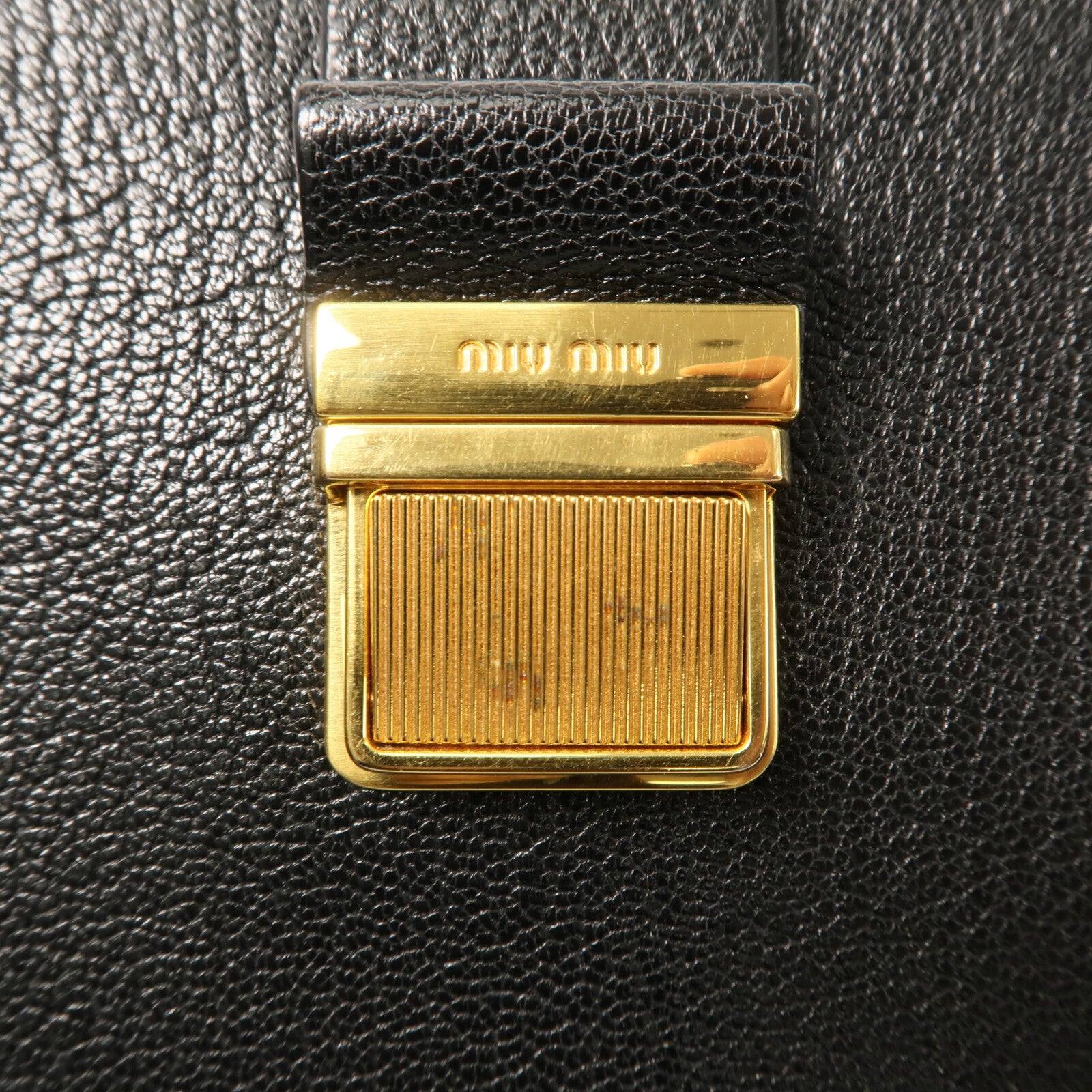 Miu Miu 牛皮皮革2 Way Bag手挽肩背兩用袋