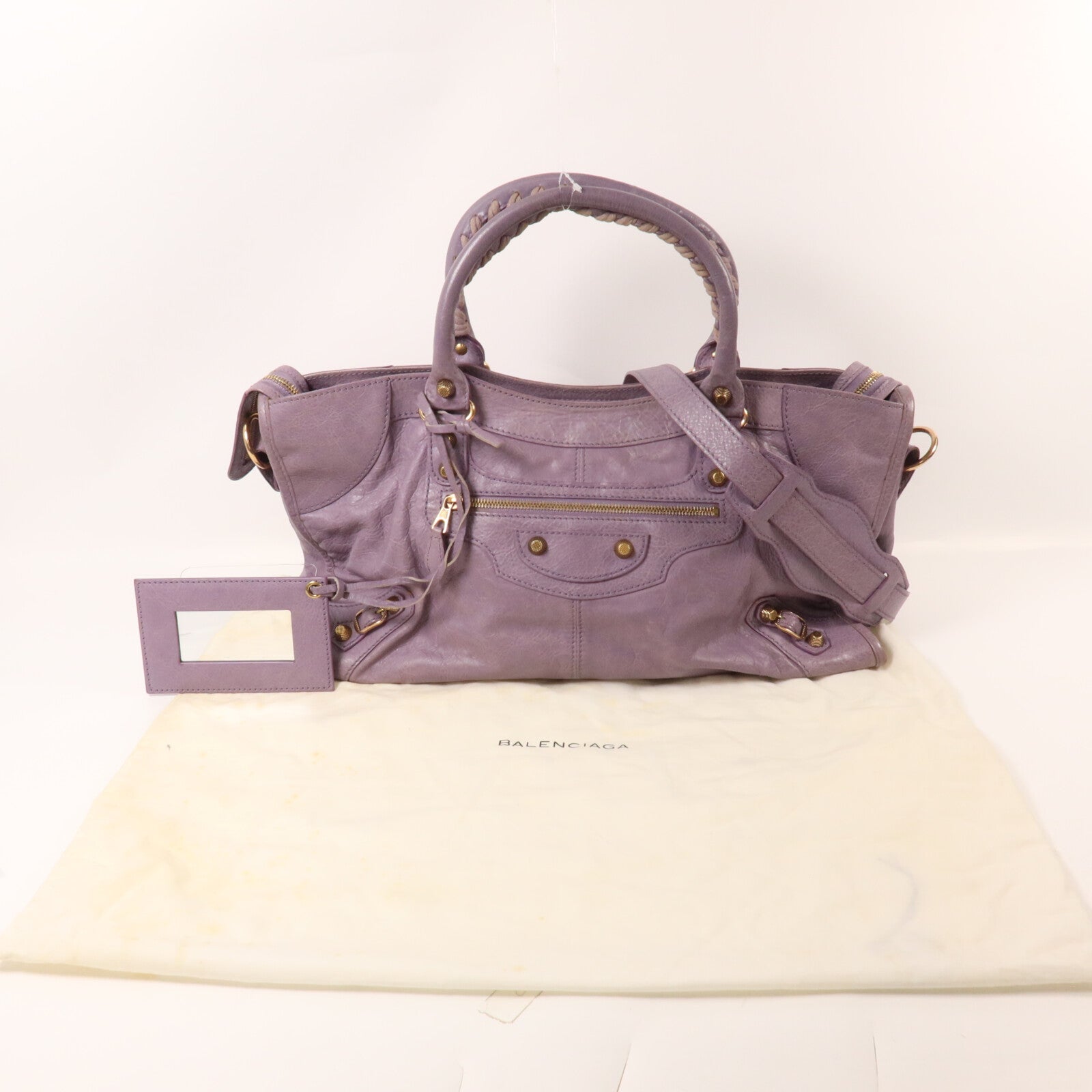 BALENCIAGA 牛皮皮革Giant Part Time手挽肩背兩用袋