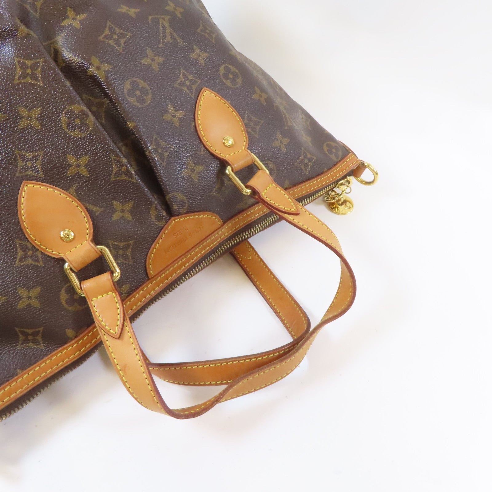 LOUIS VUITTON 【激減優惠】Monogram Palermo PM金扣手挽肩背兩用袋啡色