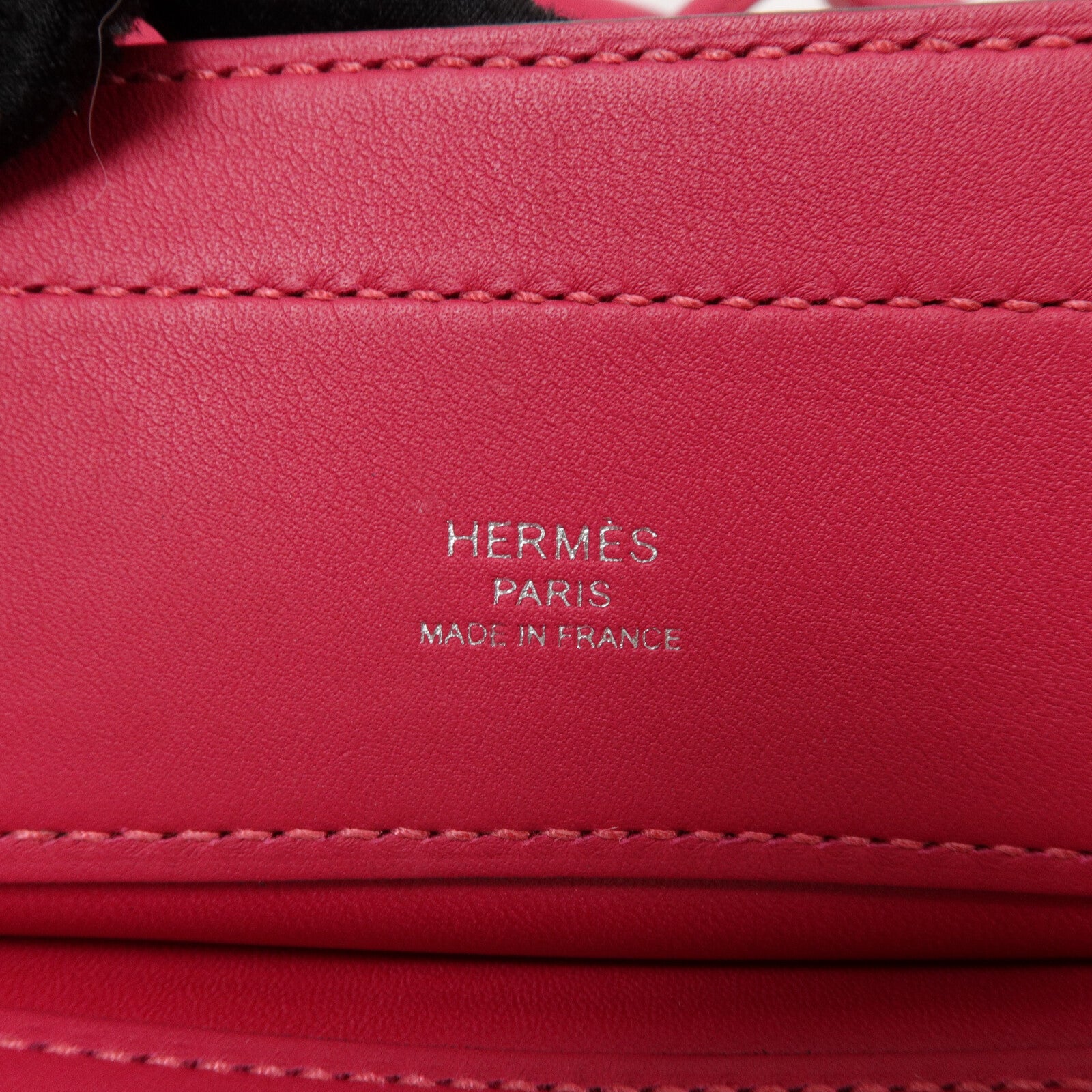 HERMES Swift皮革Aline Mini肩背袋Framboise