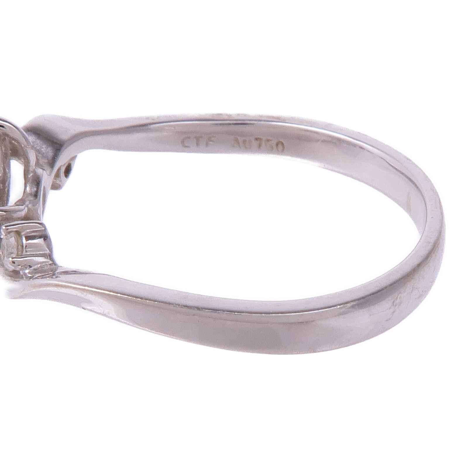 JEWELRY 【激減優惠】18K白金Diamond Ring鑽石戒指US#6.75