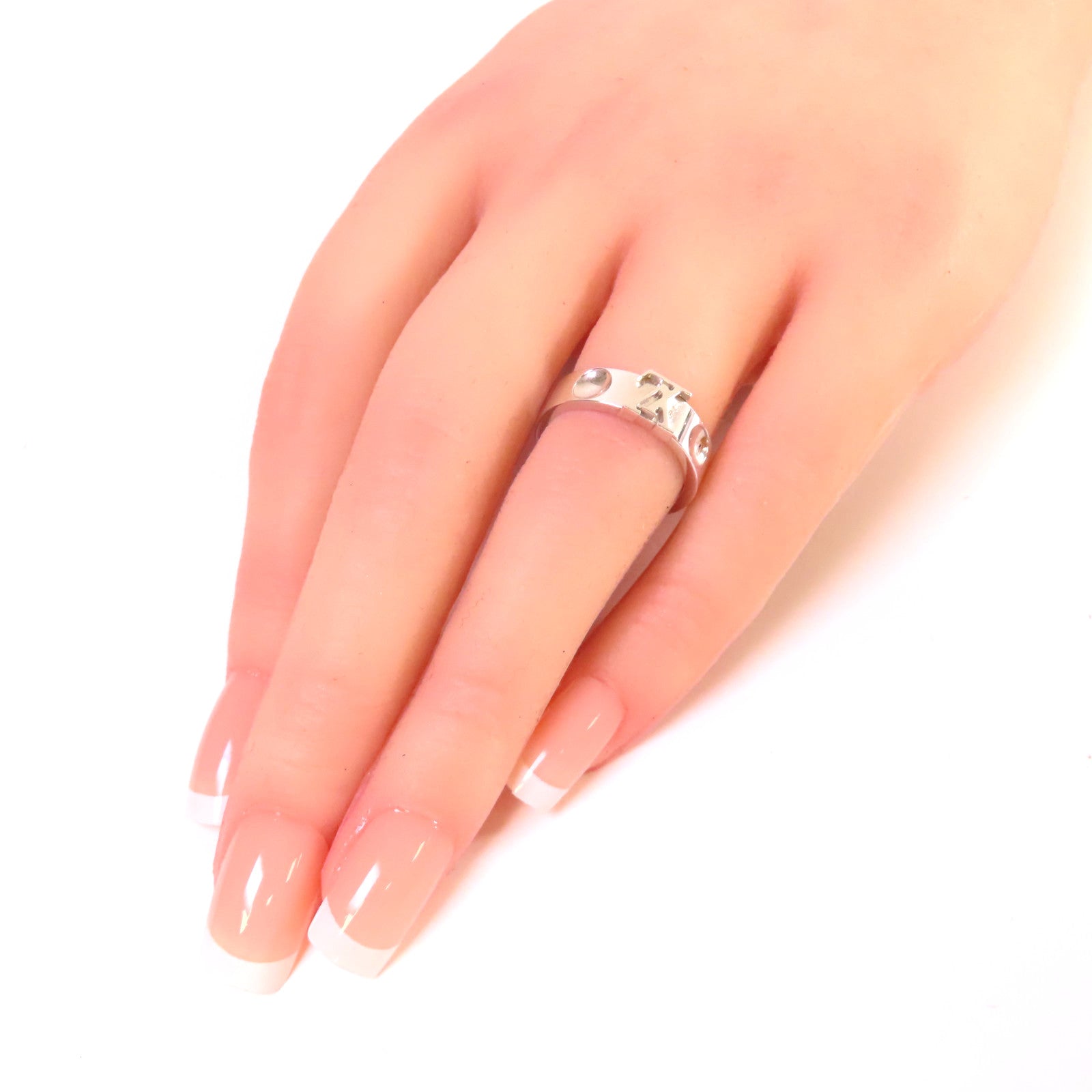 LOUIS VUITTON 【激減優惠】18K白金Empreinte Ring戒指#50/US#5.5