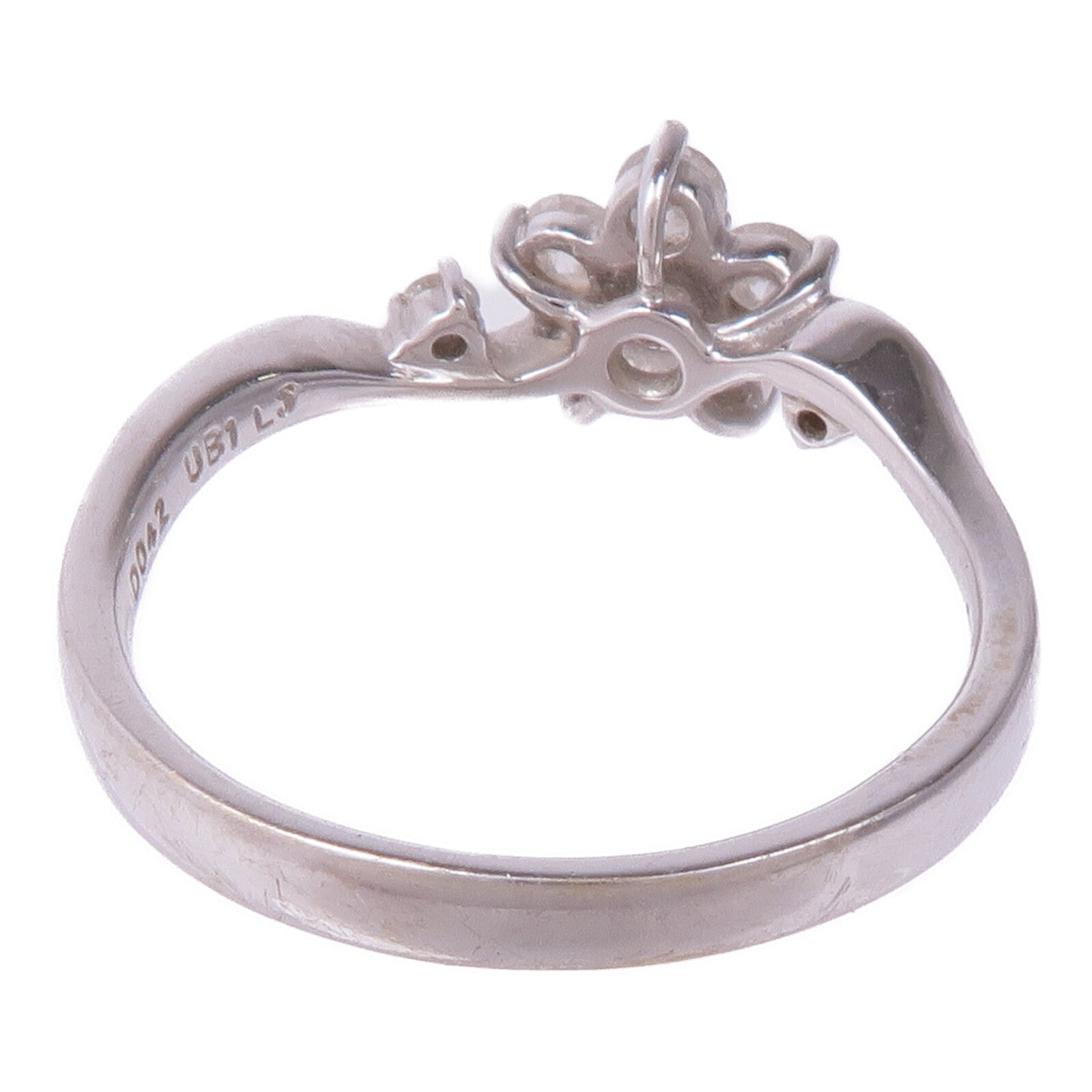 JEWELRY 【激減優惠】18K白金Diamond Ring鑽石戒指US#6.75