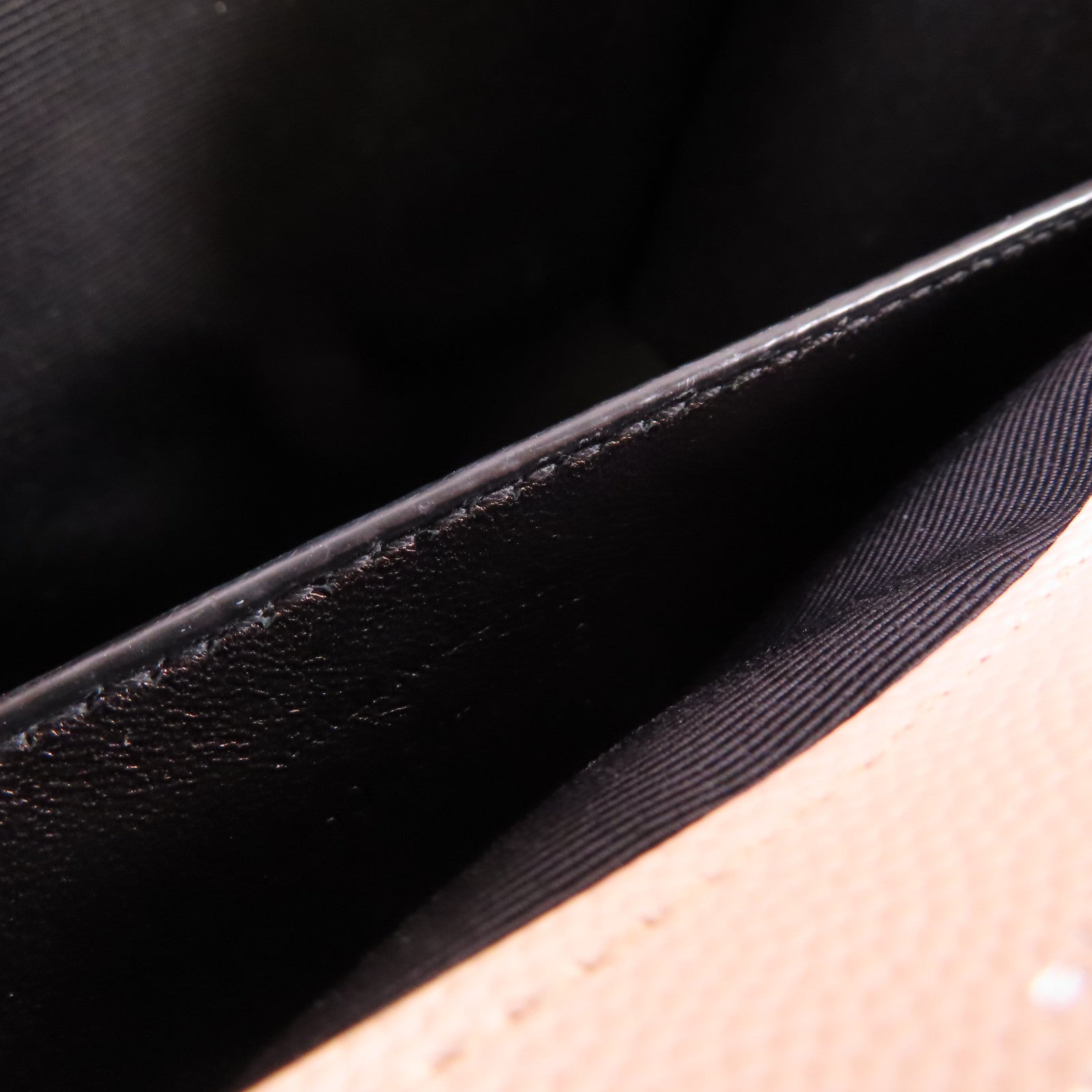 YVES SAINT LAURENT 牛皮皮革Kate Small Shoulder Bag銀扣鏈帶肩背袋杏色