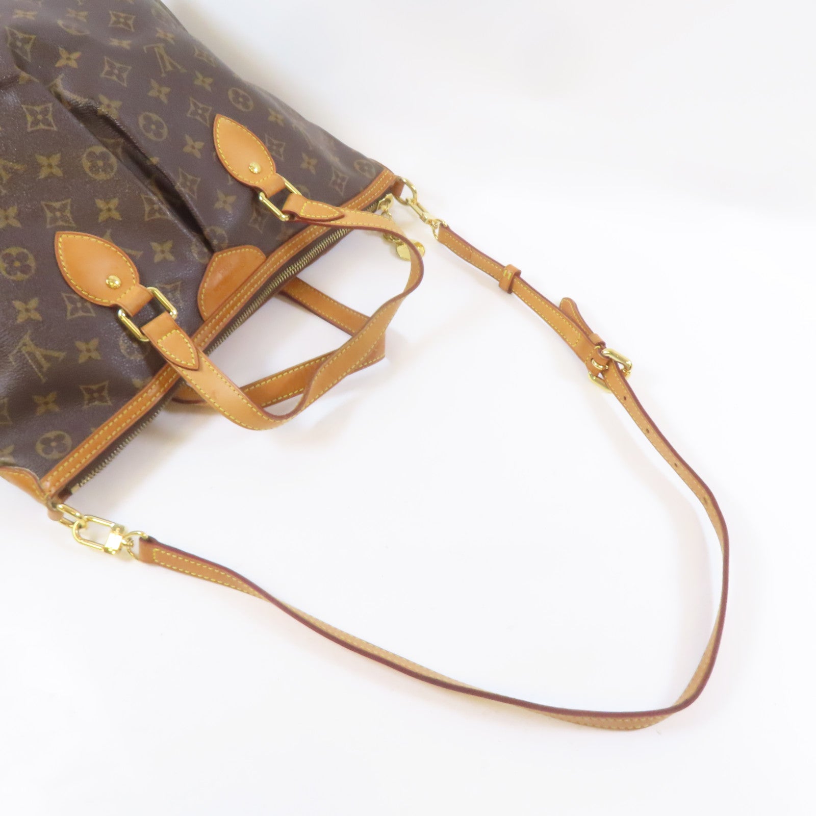 LOUIS VUITTON 【激減優惠】Monogram Palermo PM金扣手挽肩背兩用袋啡色