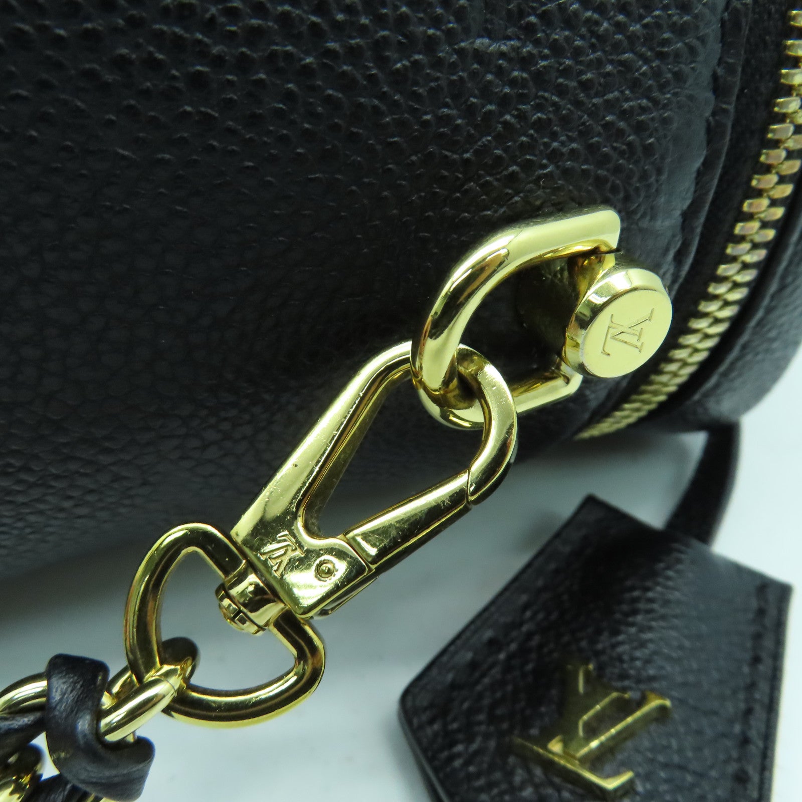 LOUIS VUITTON 【激減優惠】Monogram Empreinte Vanity PM金扣手挽肩背兩用袋黑色