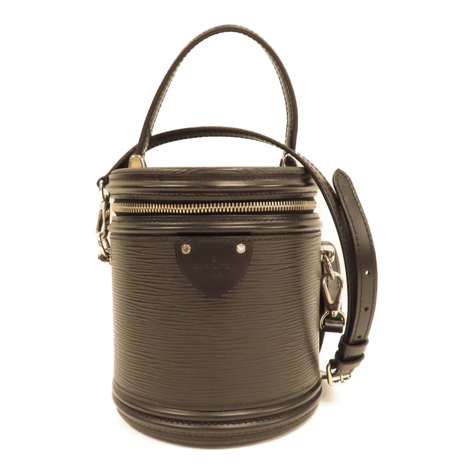 LOUIS VUITTON 【激減優惠】Epi Cannes銀扣手挽肩背兩用袋黑色