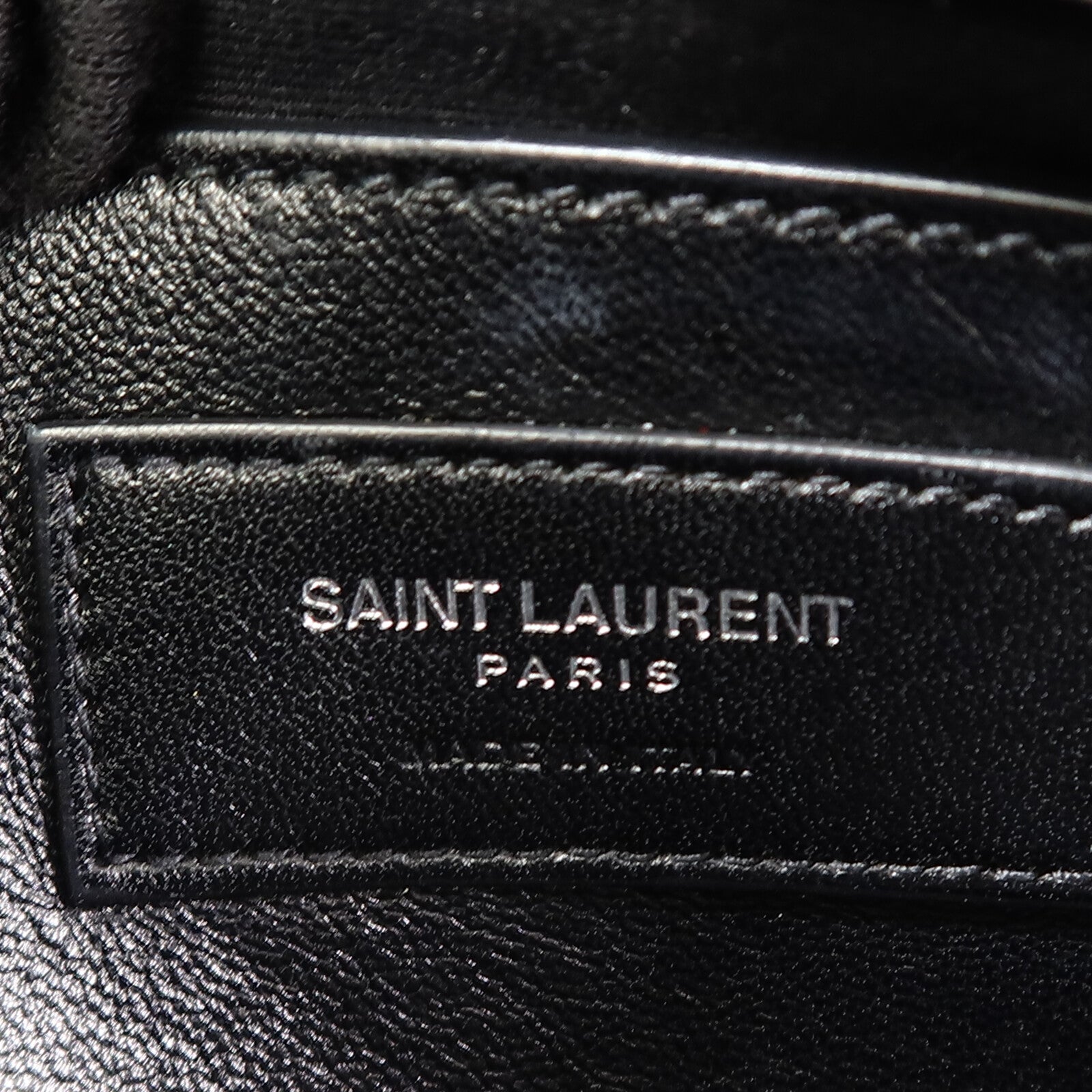 YVES SAINT LAURENT 牛皮皮革College Medium鏈帶手挽肩背兩用袋
