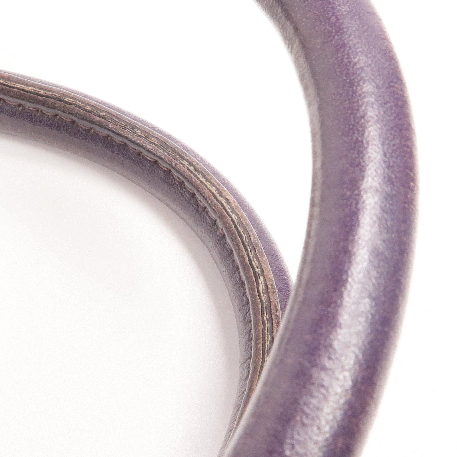 HERMES Clemence皮革Bolide 37手挽袋Raisin