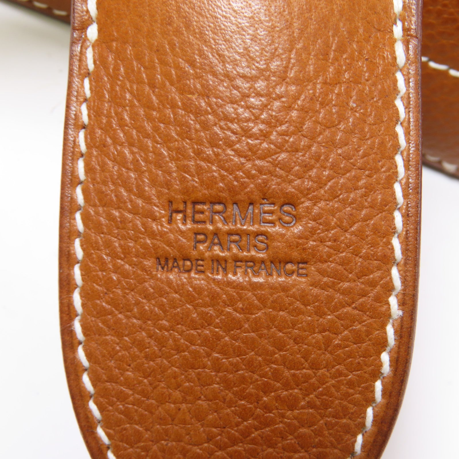 HERMES Barenia Faubourg皮革Mali-Selle Messenger Bag銀扣肩背袋啡色
