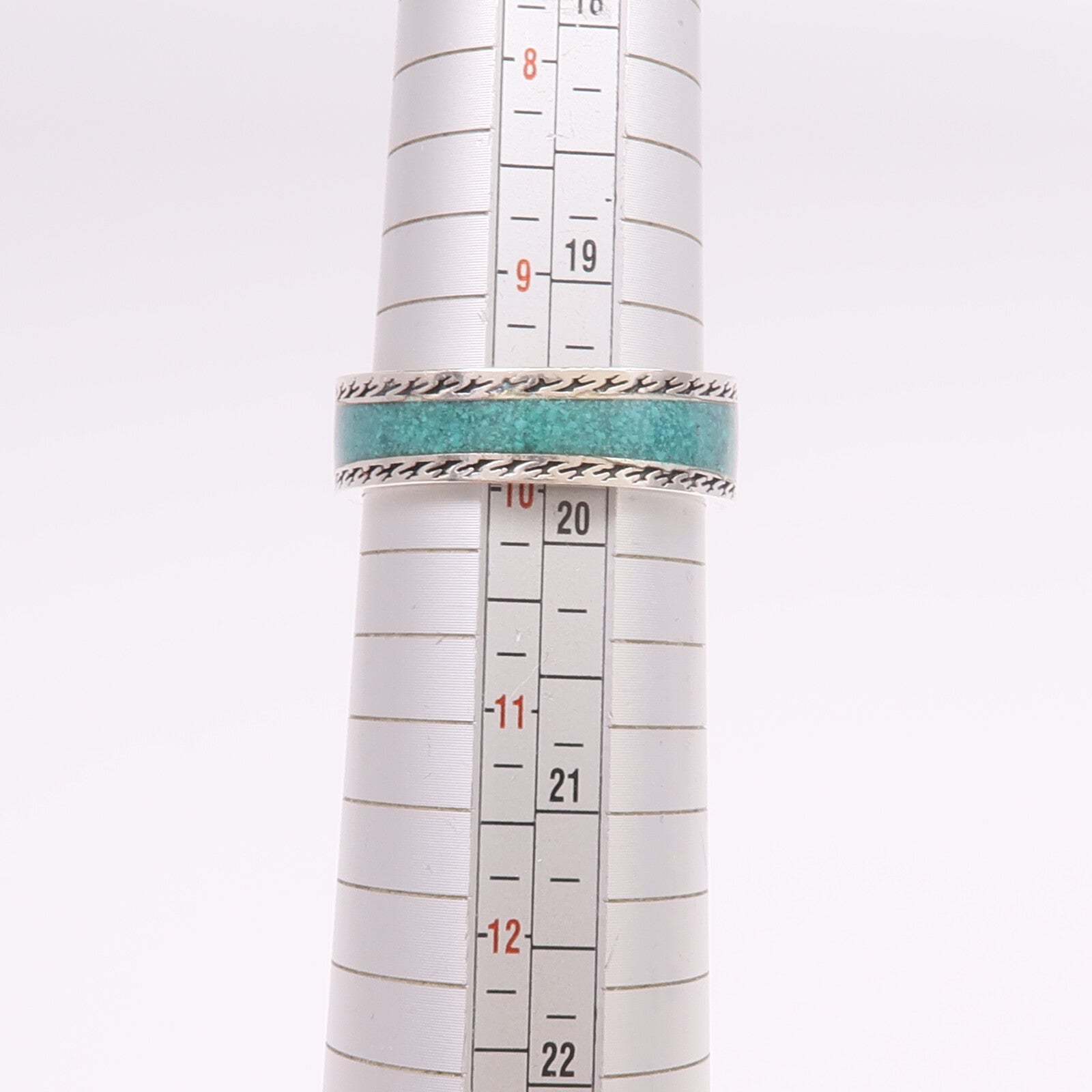 GUCCI 925純銀/琺瑯Interlocking G Ring戒指Gucci#22/US#9.75