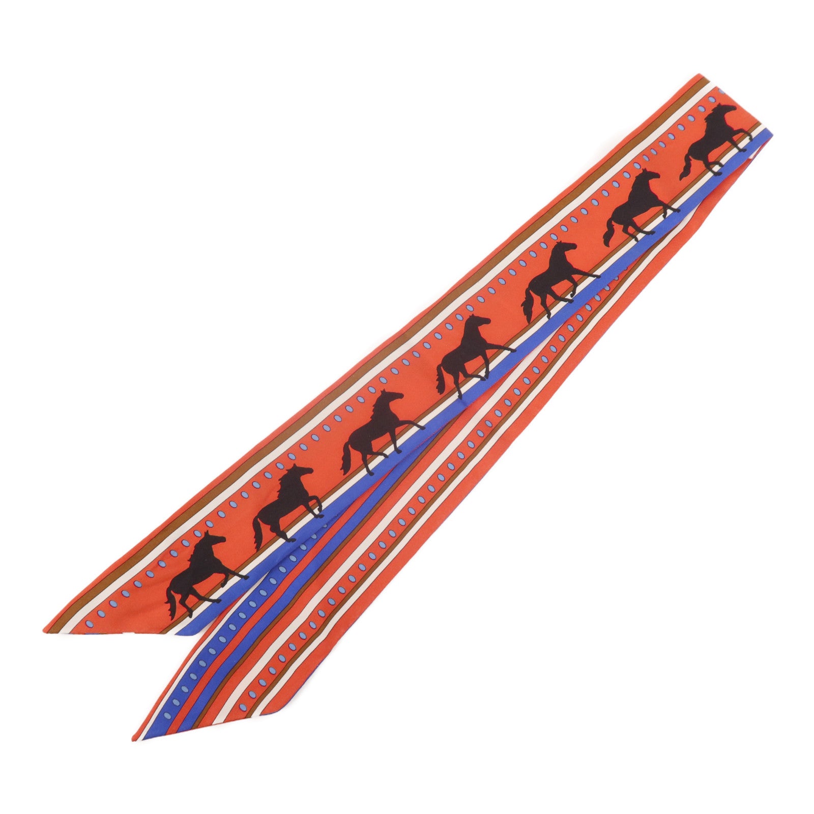 HERMES 絲質Twilly絲巾