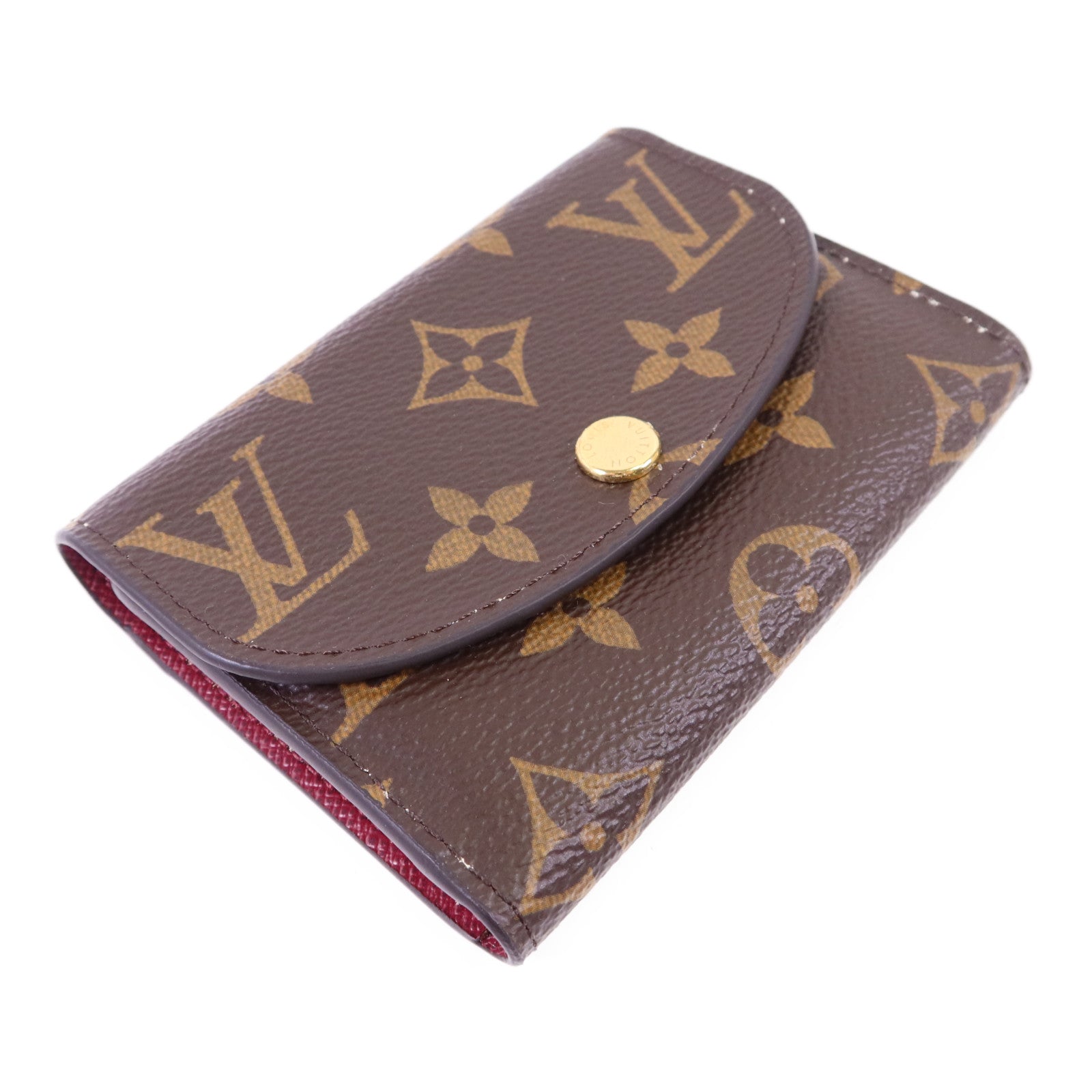 LOUIS VUITTON Monogram Rosalie金扣零錢包
