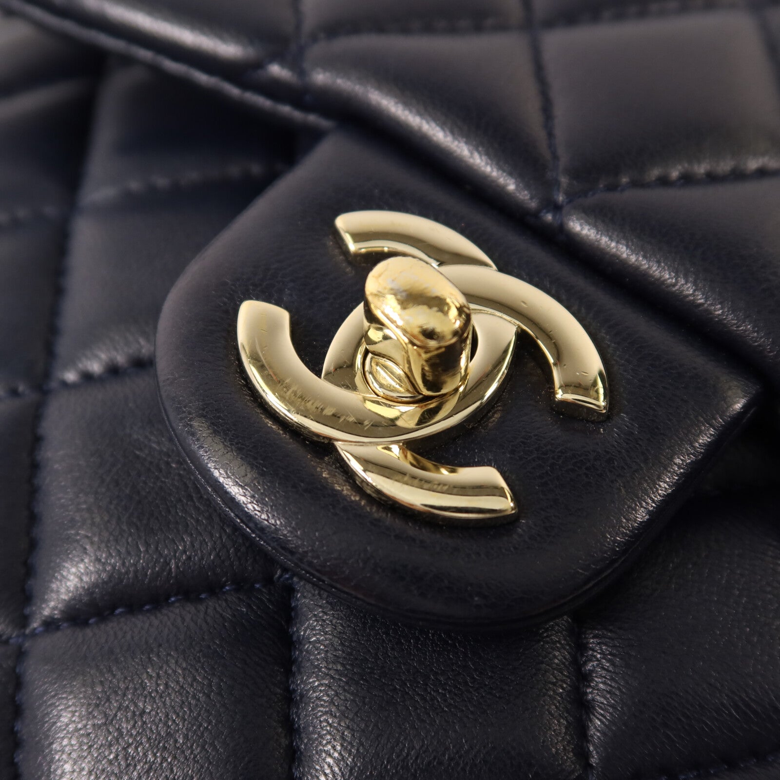 CHANEL 羊皮皮革Backpack鏈帶背包