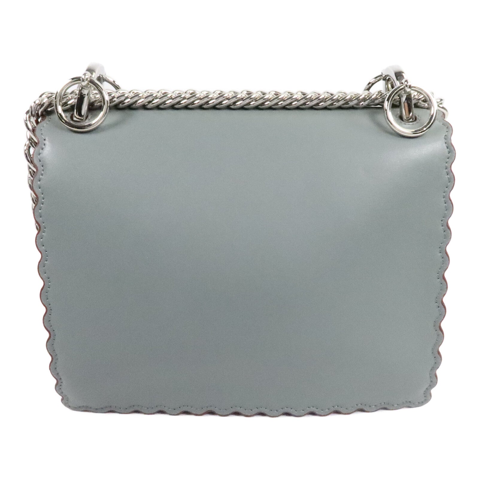 FENDI 牛皮皮革Kan I Small鏈帶肩背袋