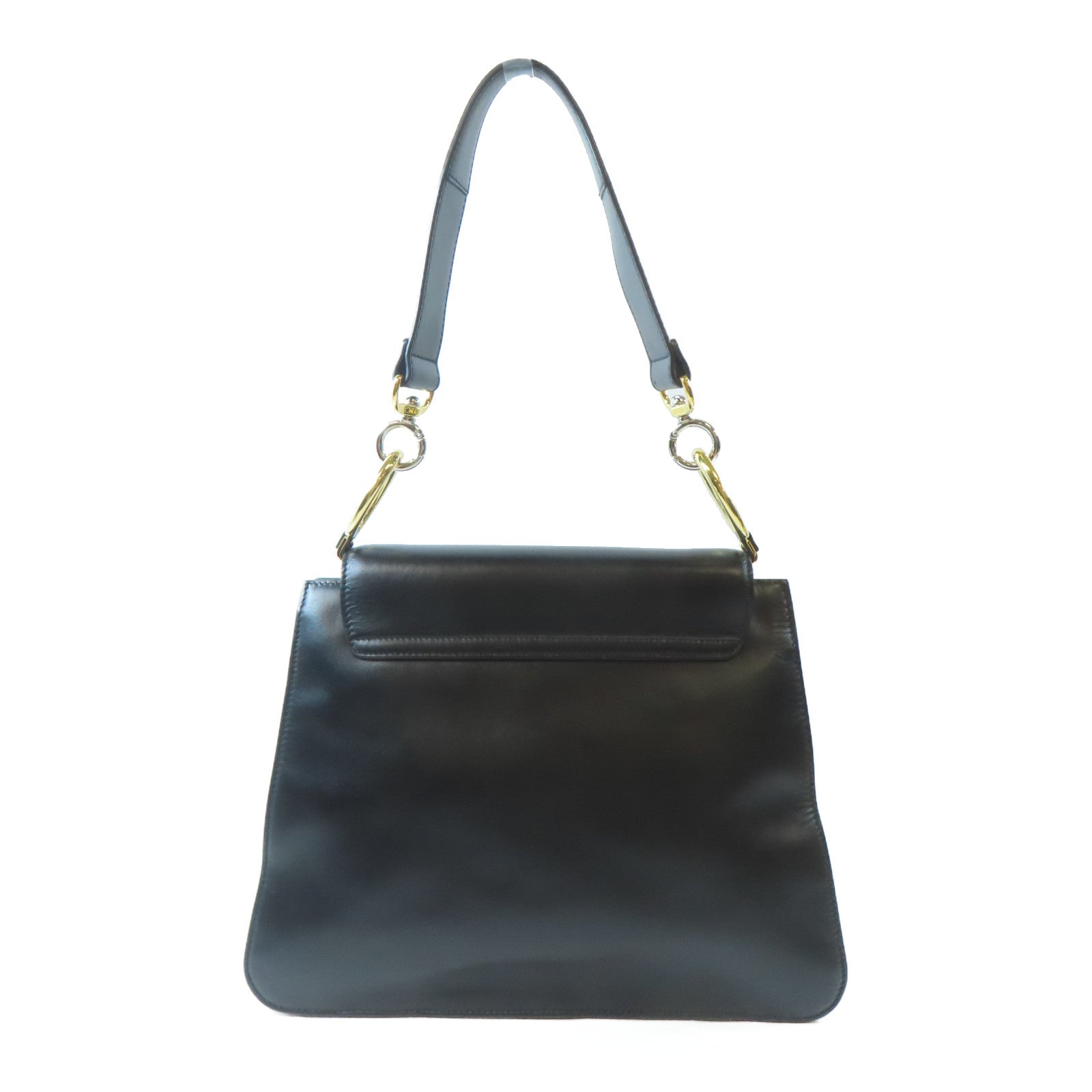 Chloe 【激減優惠】牛皮皮革2 Way Shoulder Bag金扣手挽肩背兩用袋黑色