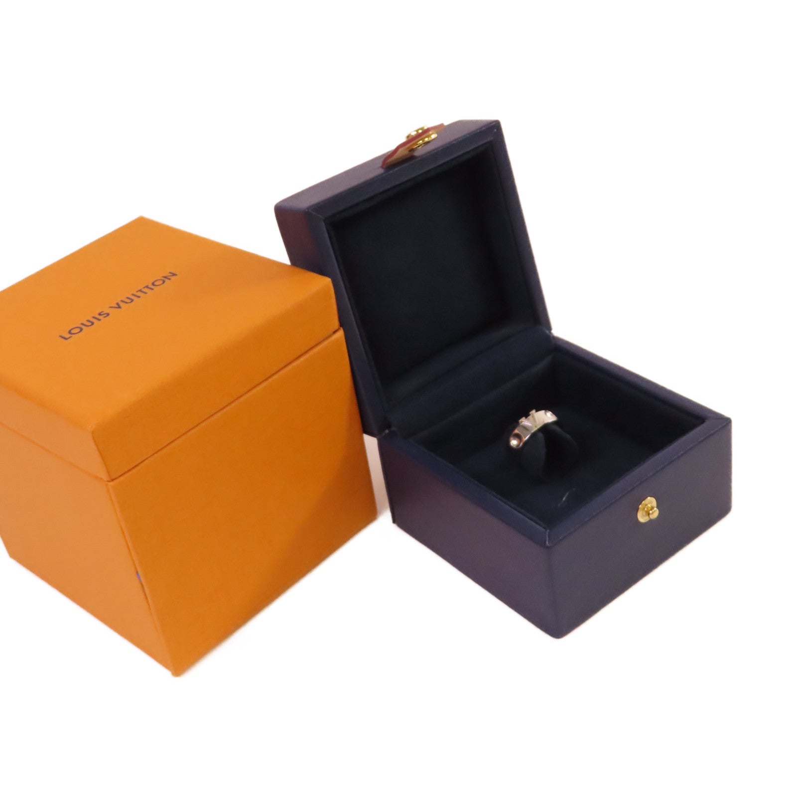LOUIS VUITTON 【激減優惠】18K白金Empreinte Ring戒指#50/US#5.5