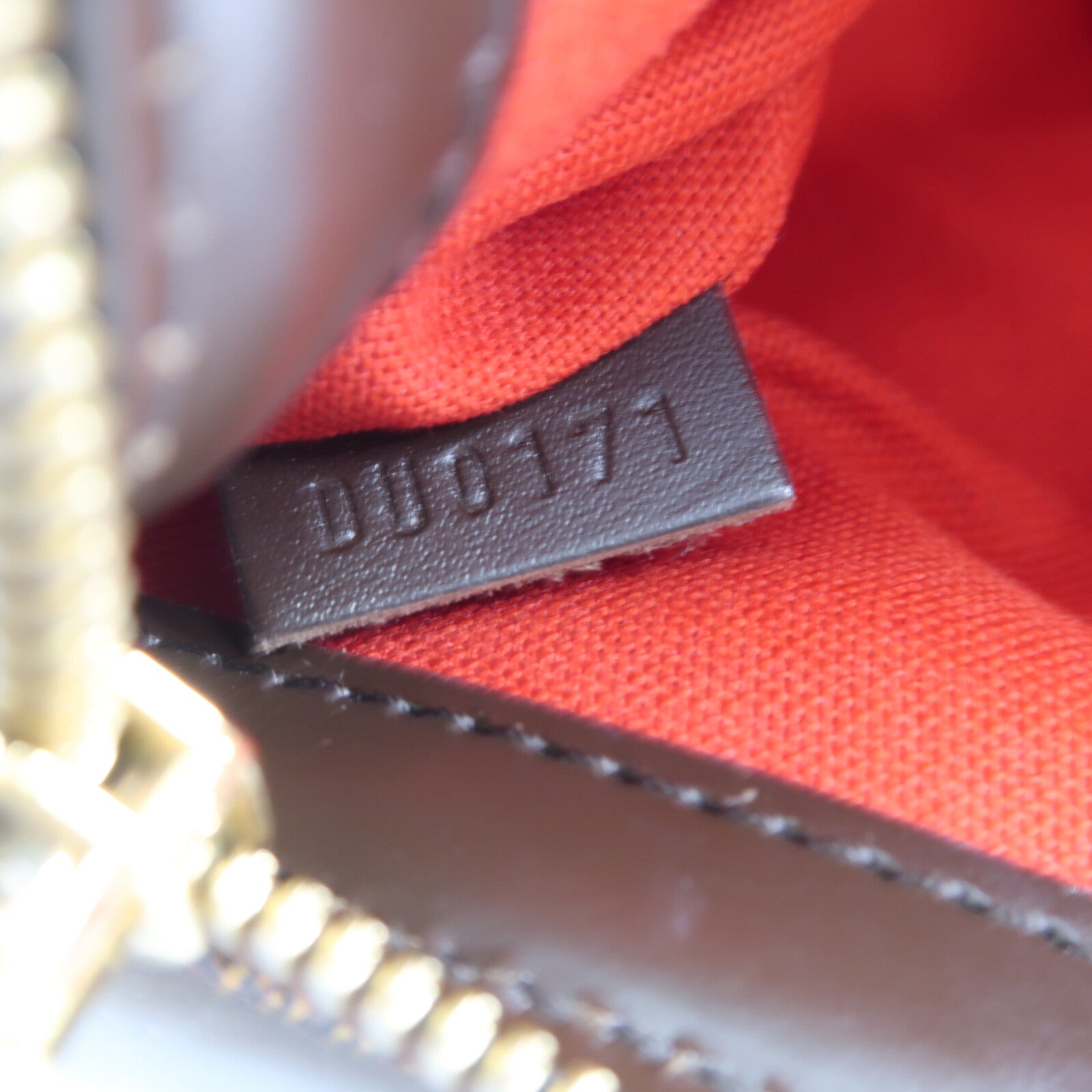 LOUIS VUITTON Damier Verona PM金扣肩背袋