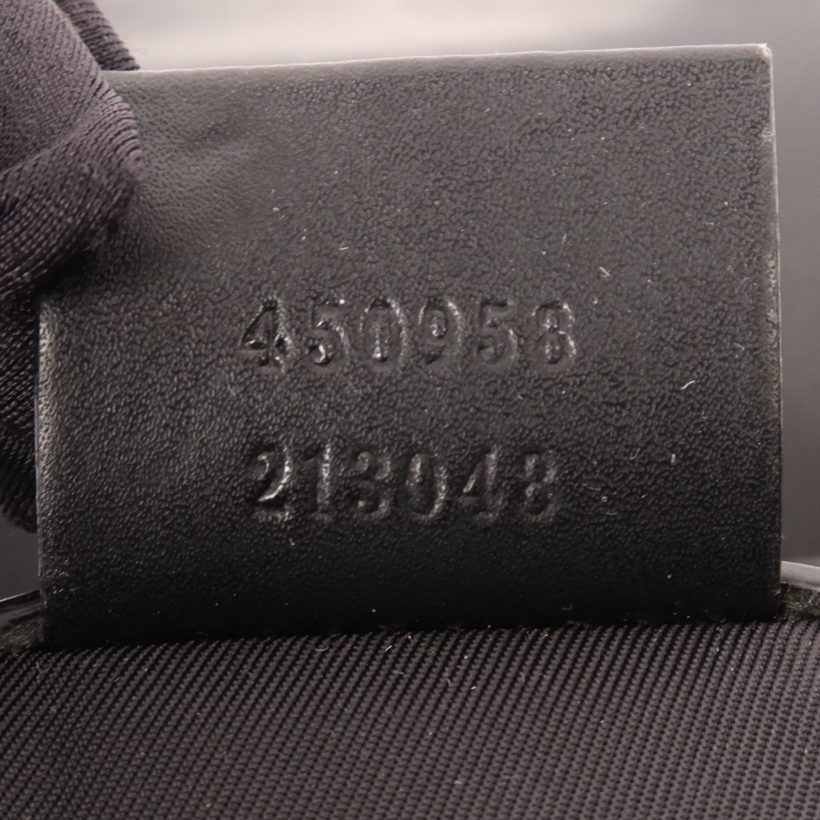GUCCI 塗層帆布/皮革Supreme Backpack銀扣背包