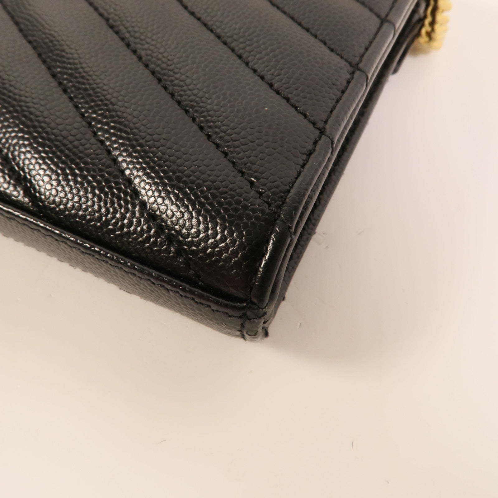 SAINT LAURENT 牛皮皮革Cassandre Envelope鏈帶肩背袋