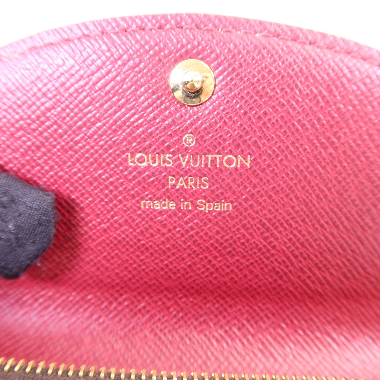 LOUIS VUITTON Monogram Rosalie金扣零錢包