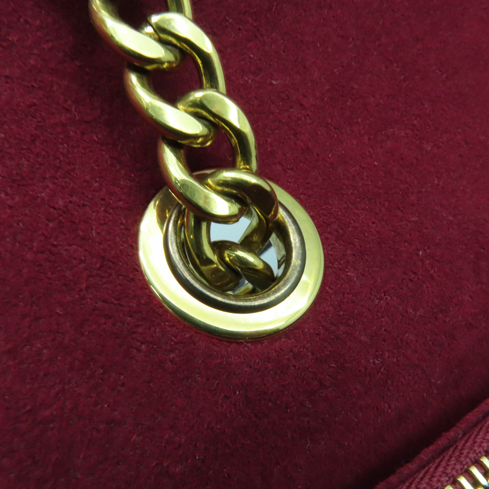 LOUIS VUITTON Monogram Passy金扣鏈帶肩背袋啡色