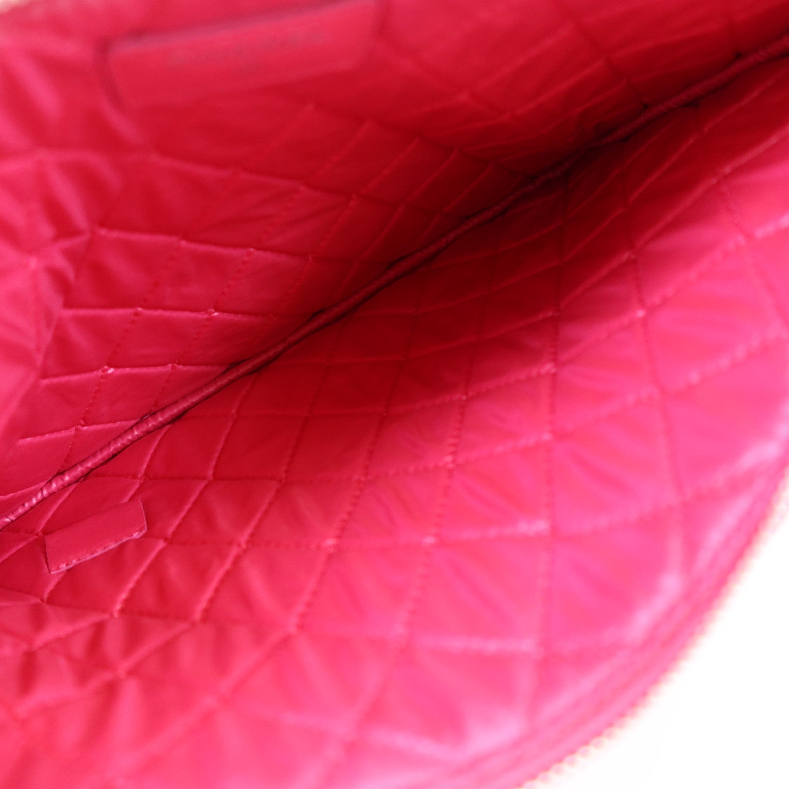 CHANEL 羊皮皮革Clutch Bag銀扣手拿包