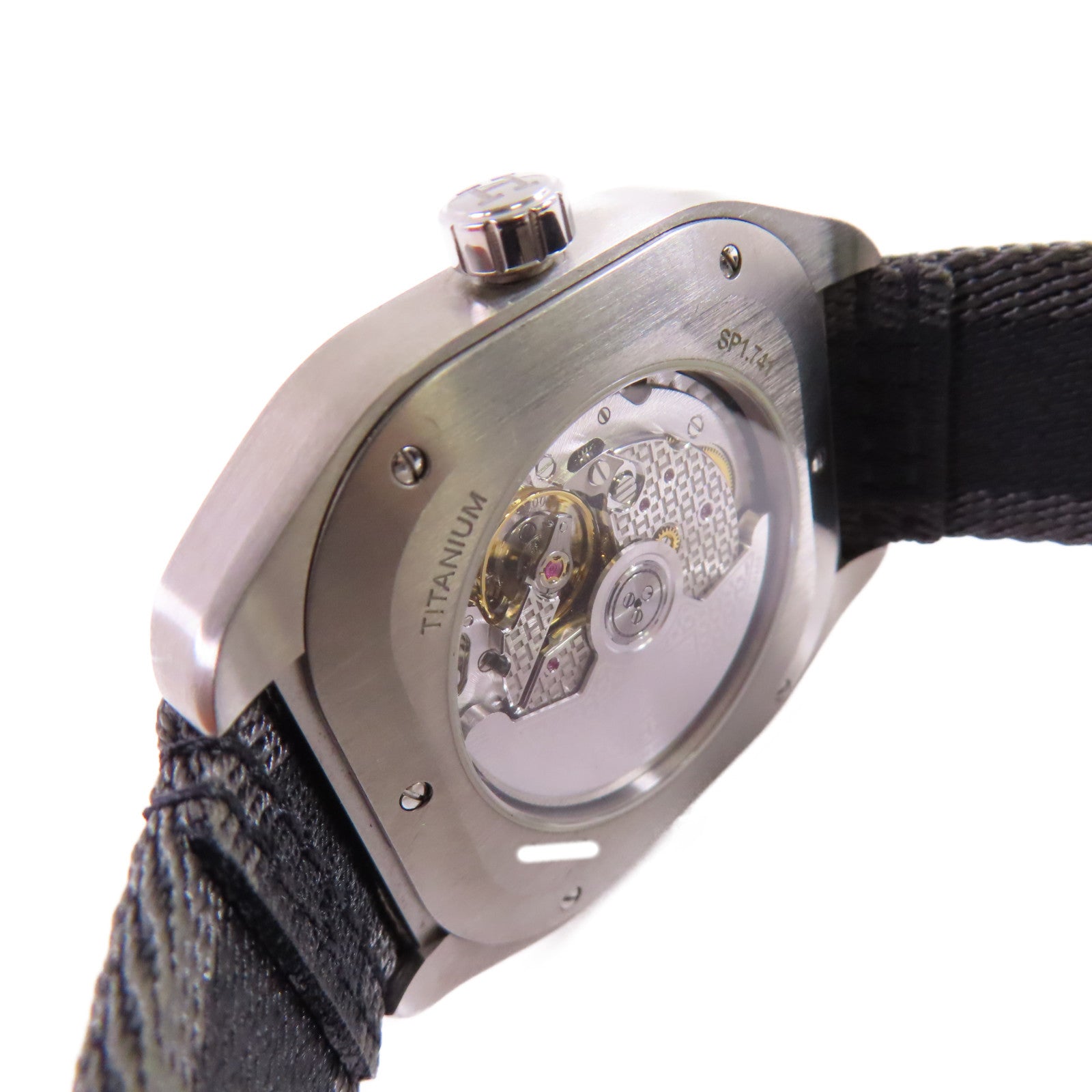 HERMES HO8 Watch鈦金屬/皮帶自動機芯手錶灰色