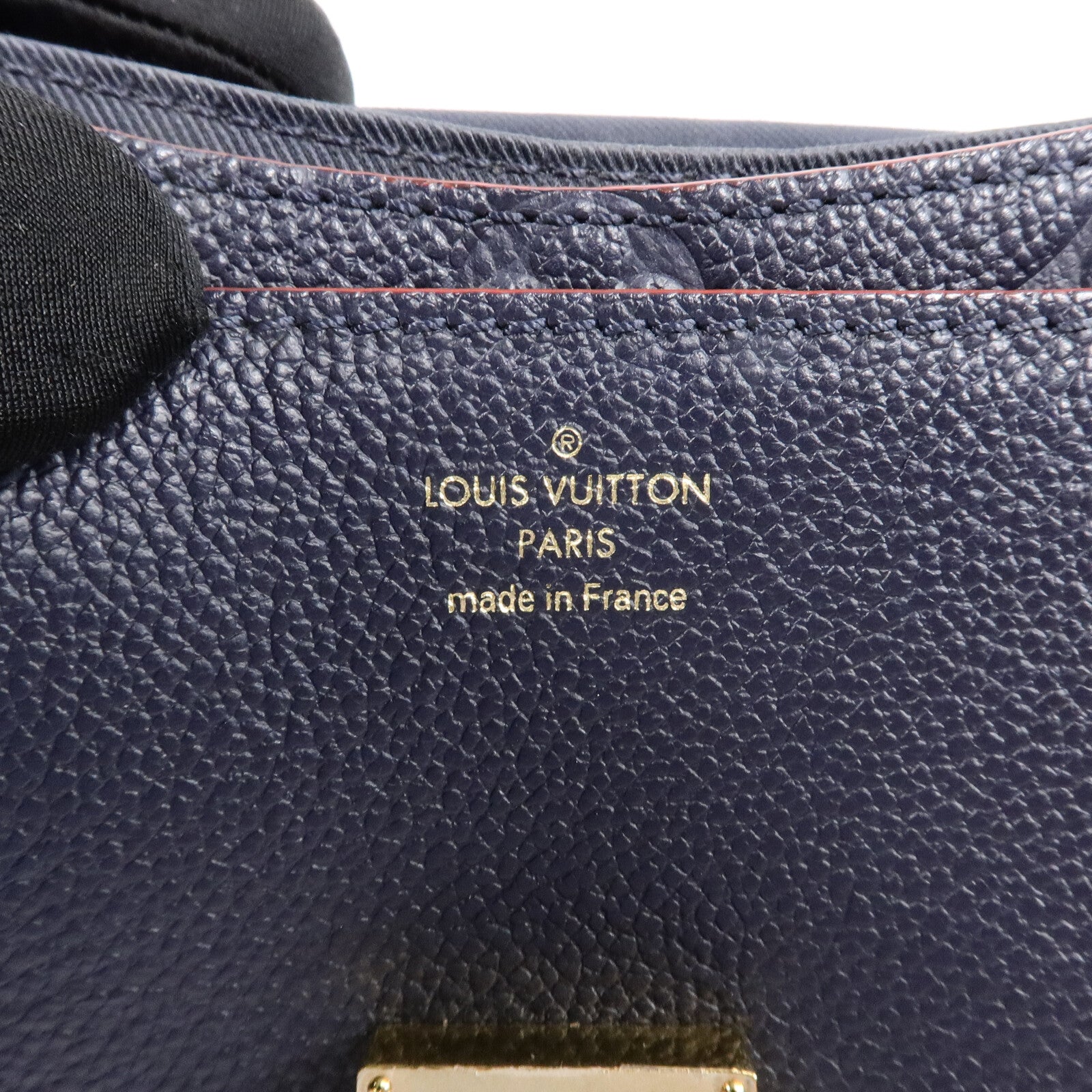 LOUIS VUITTON Monogram Empreinte Blanche BB手挽肩背兩用袋