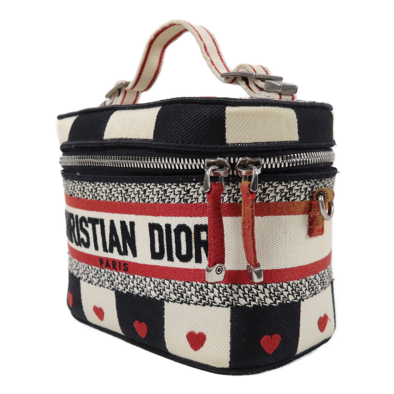 Dior 帆布Travel Vanity case Small手挽肩背兩用袋