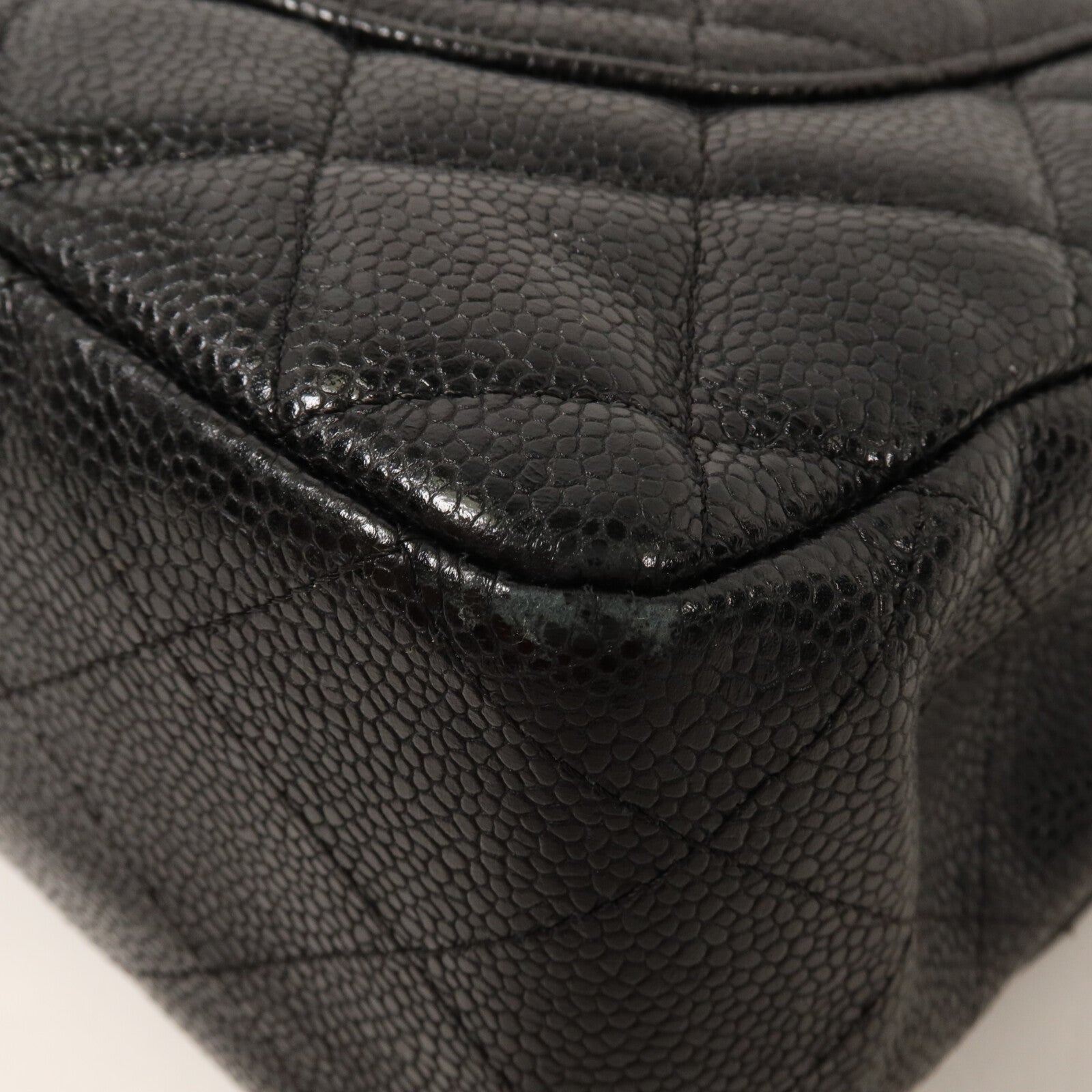 CHANEL 牛皮皮革Large Classic鏈帶肩背袋