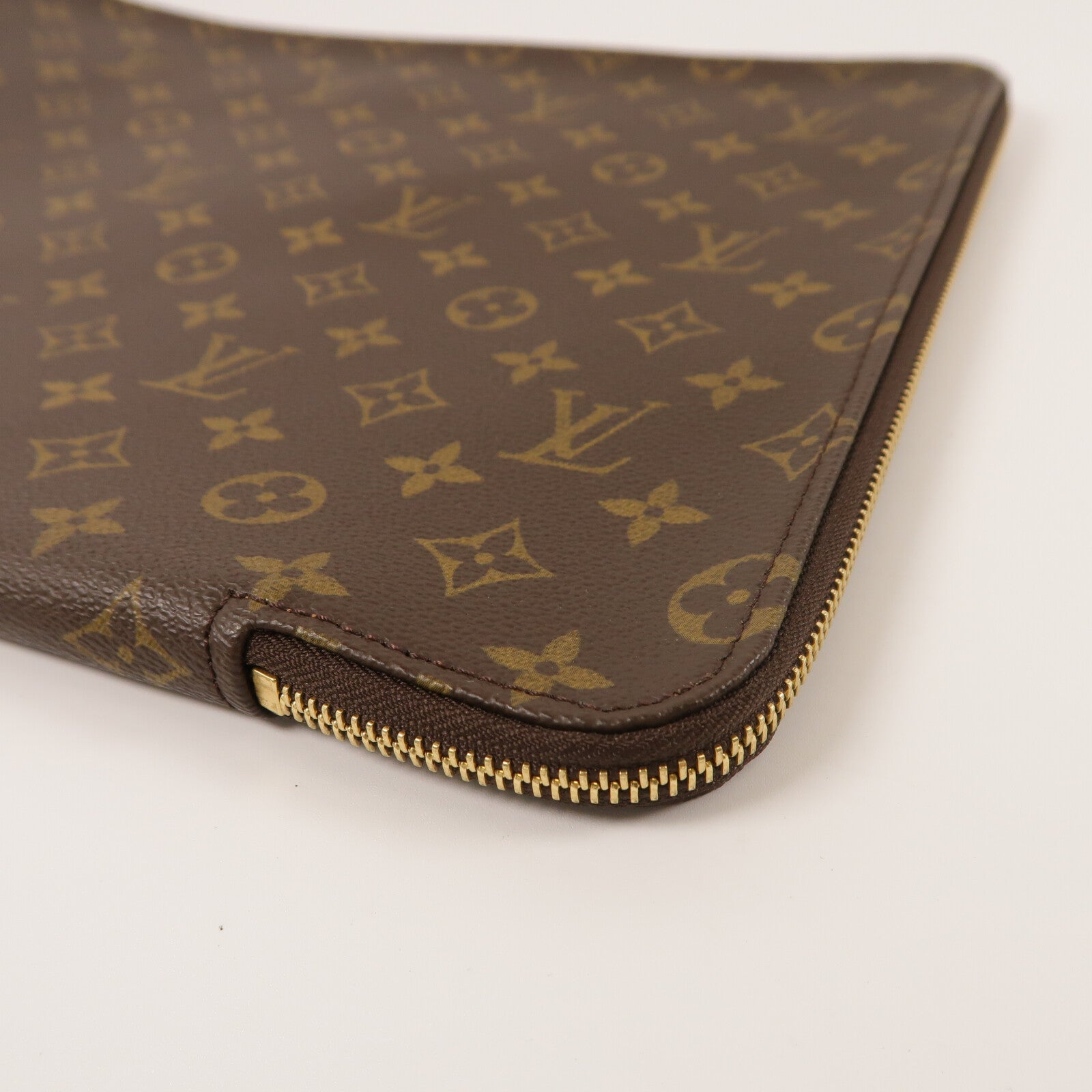 LOUIS VUITTON Monogram Poche Document Briefase手拿包