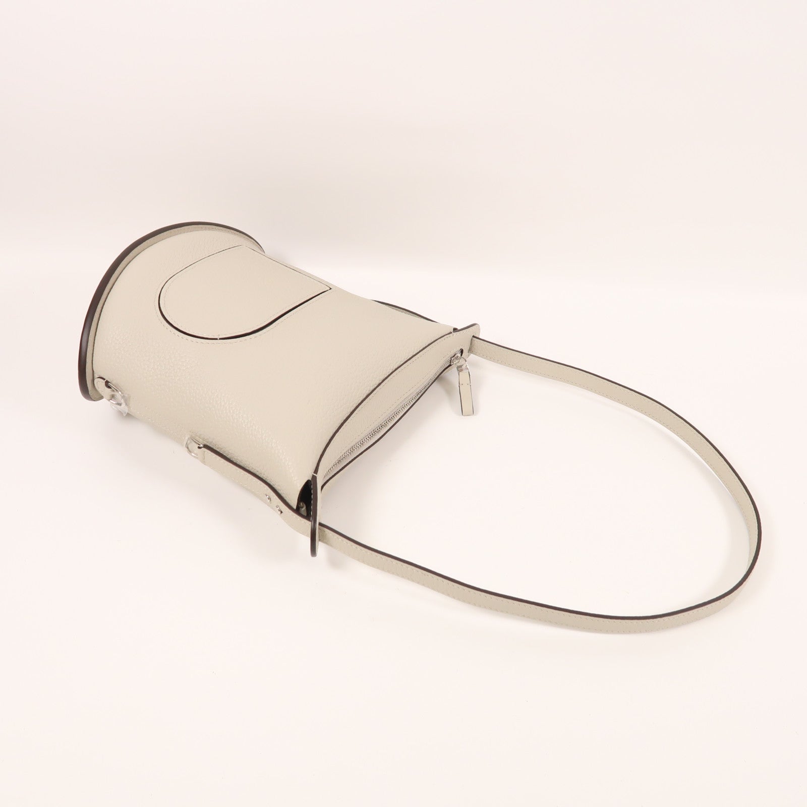 Delvaux Taurillon Soft Pin Twist Small銀扣手挽肩背兩用袋