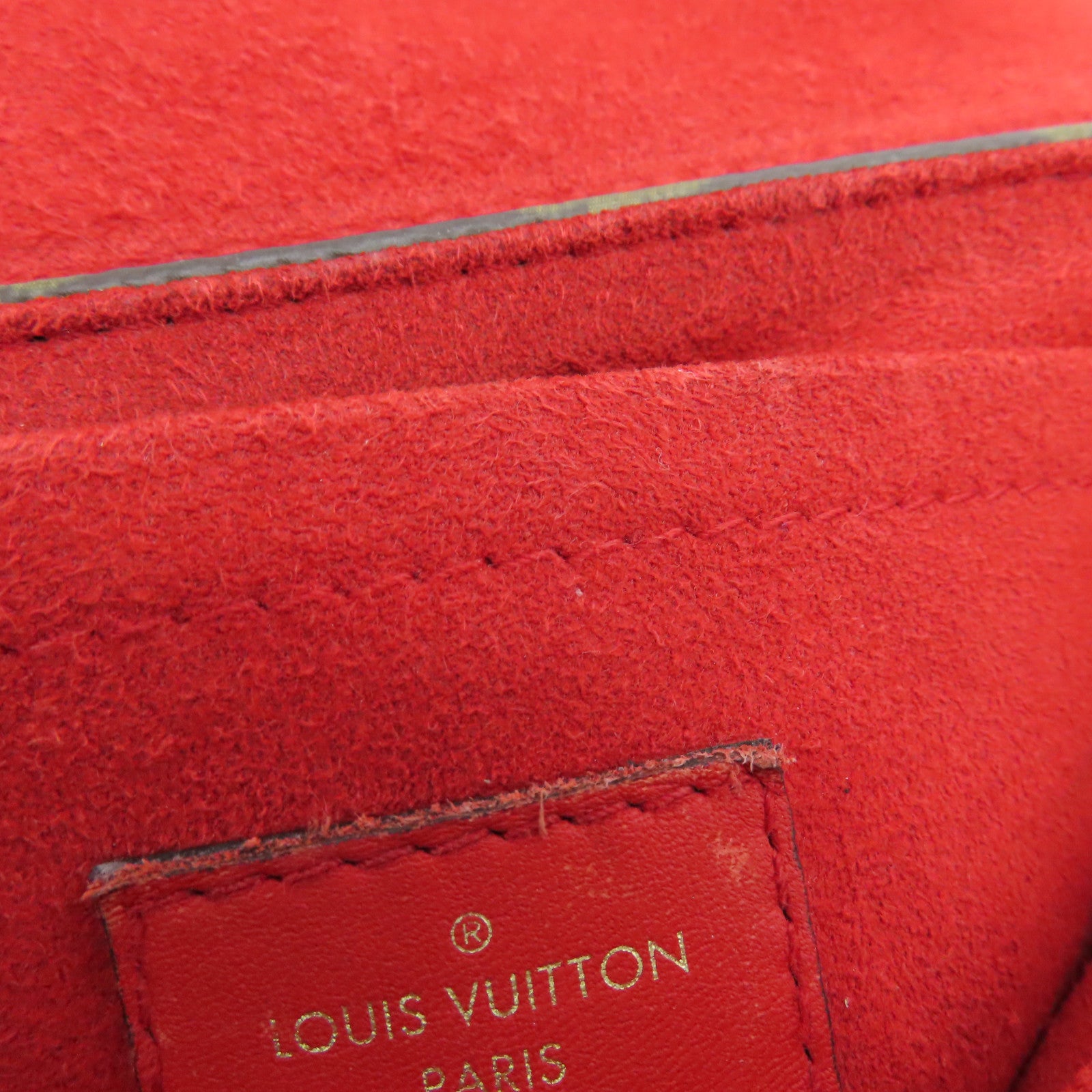 LOUIS VUITTON Monogram Locky BB 2 way  Shoulder Bag金扣兩用手挽肩背袋紅色