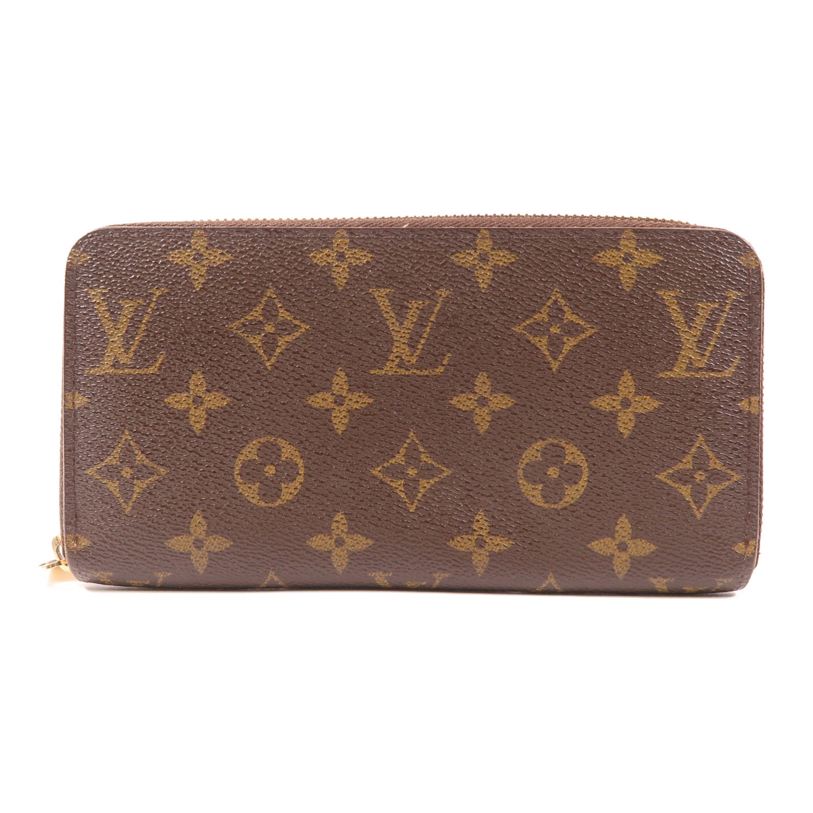 LOUIS VUITTON Monogram Zipper Long Wallet金扣長錢包