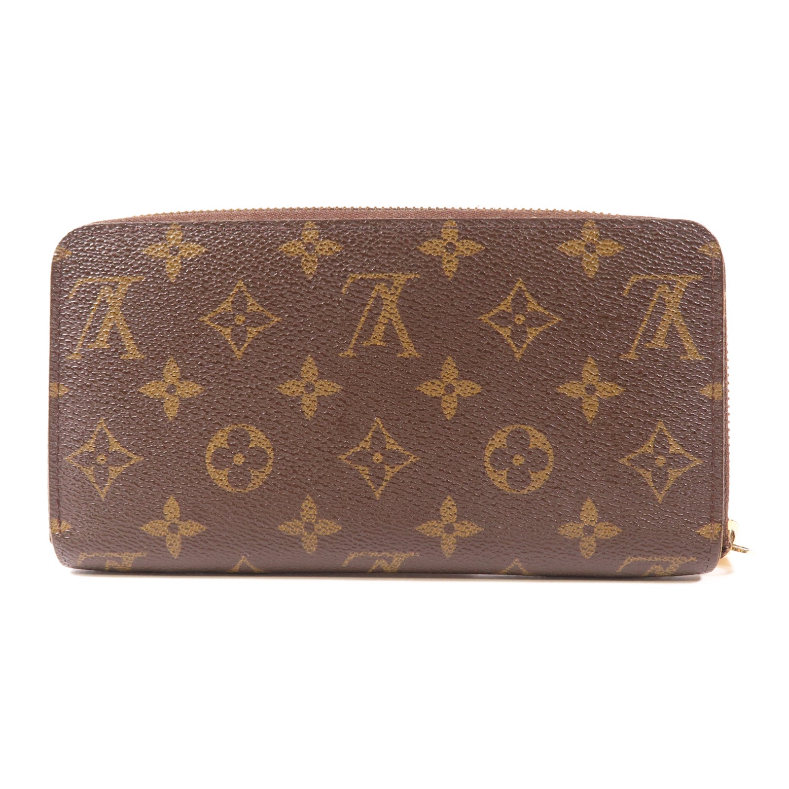 LOUIS VUITTON Monogram Zipper Long Wallet金扣長錢包