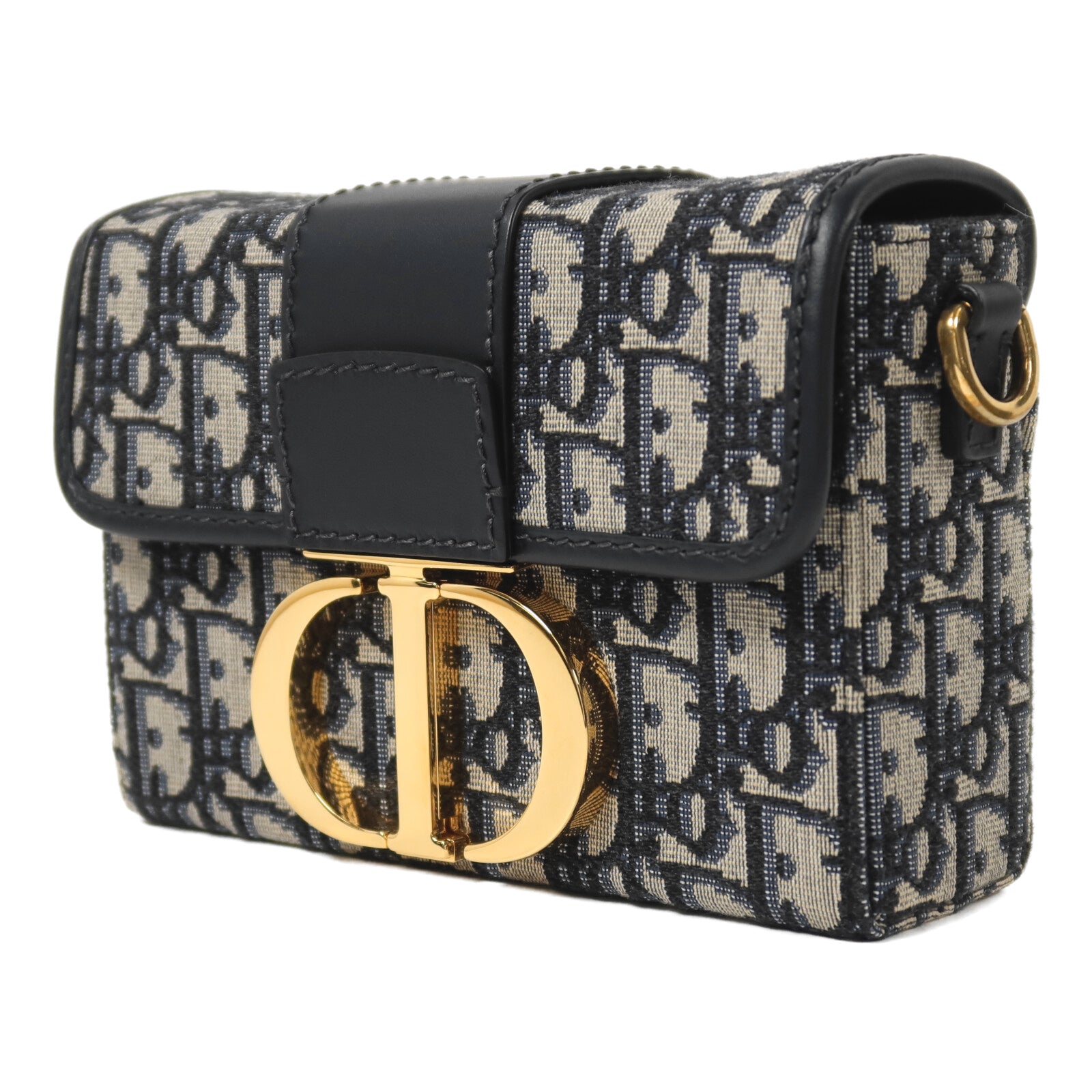 Dior 【激減優惠】帆布Montaigne 30 Mini金扣肩背袋