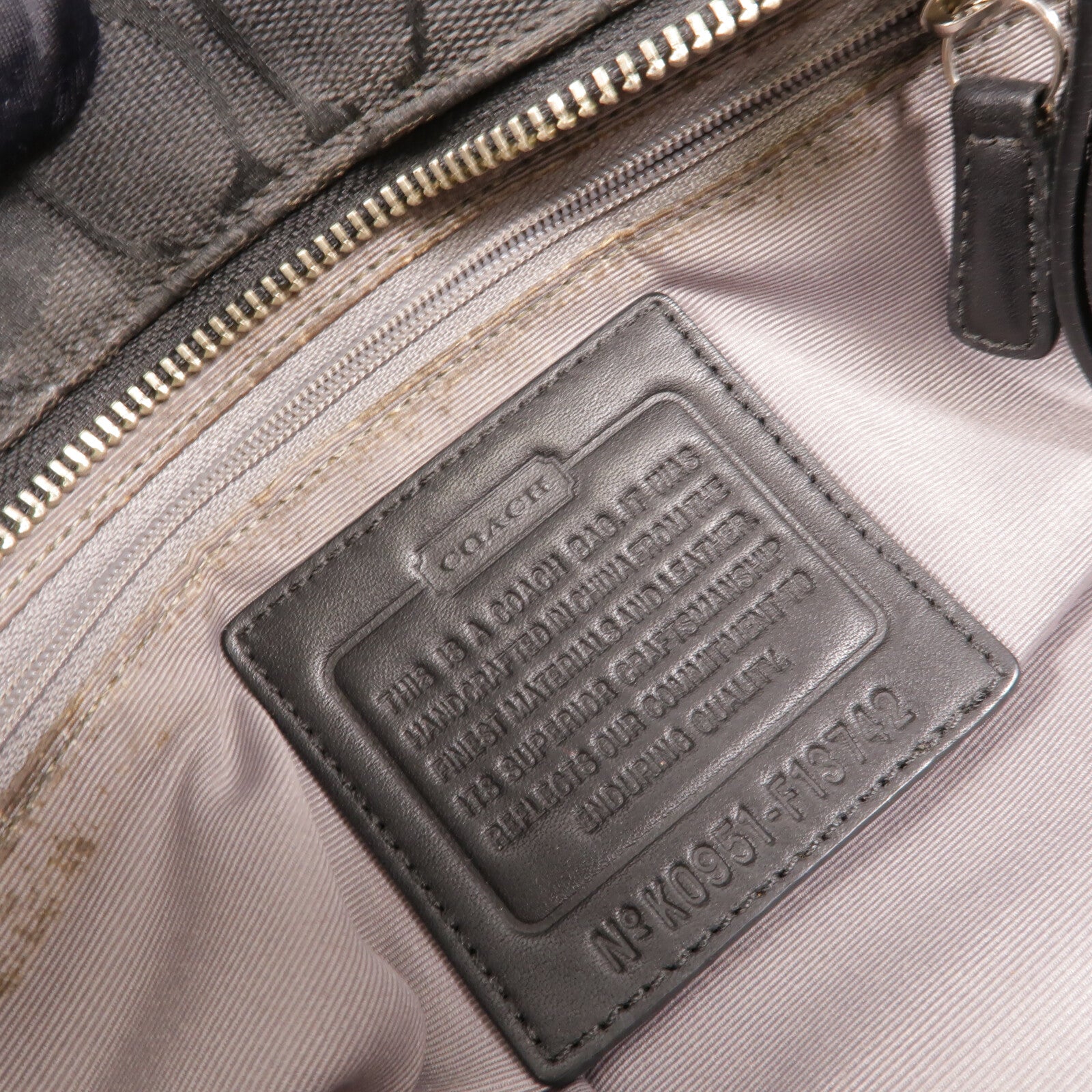 COACH 帆布Shoulder Bag肩背袋