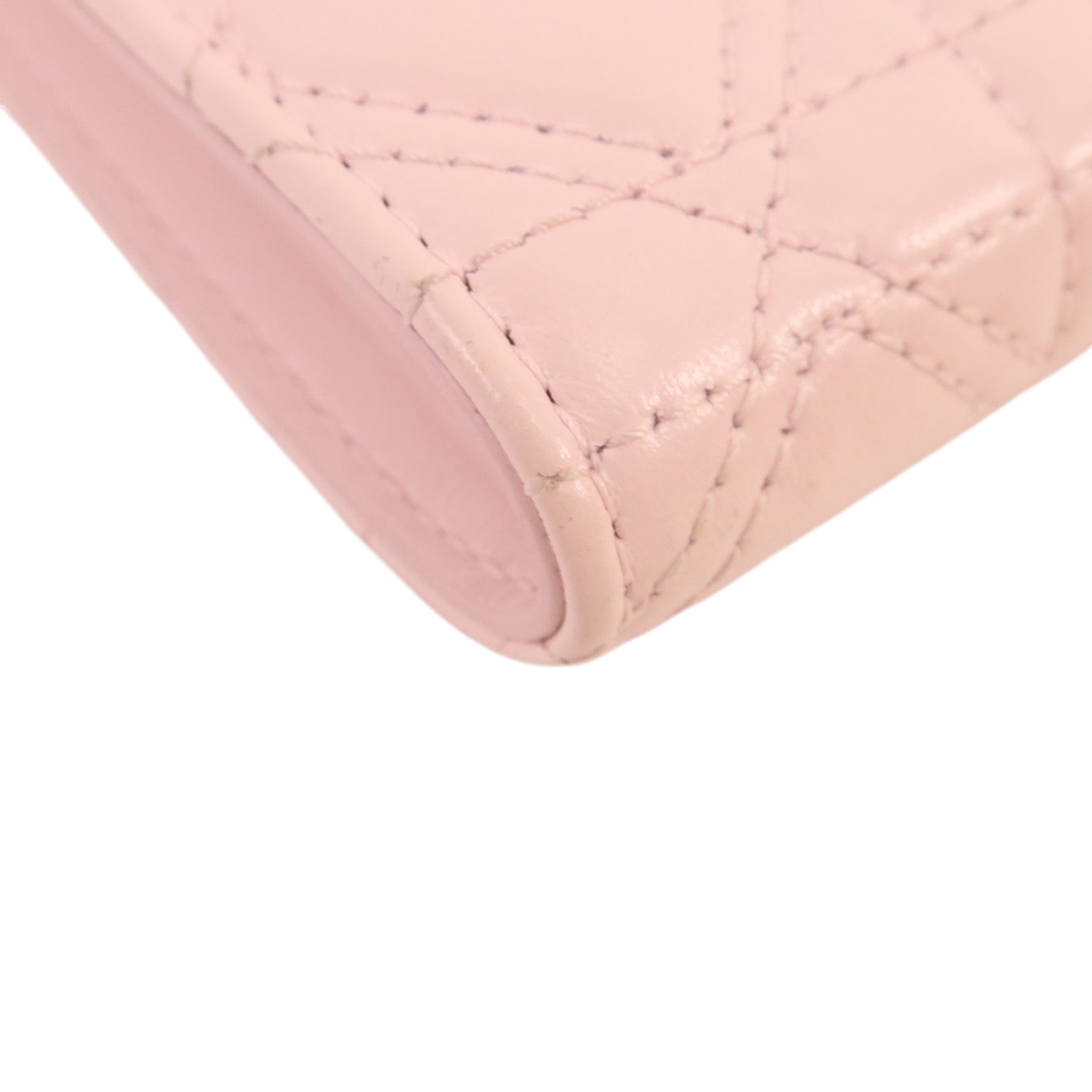 Dior 牛皮皮革Wallet金扣錢包