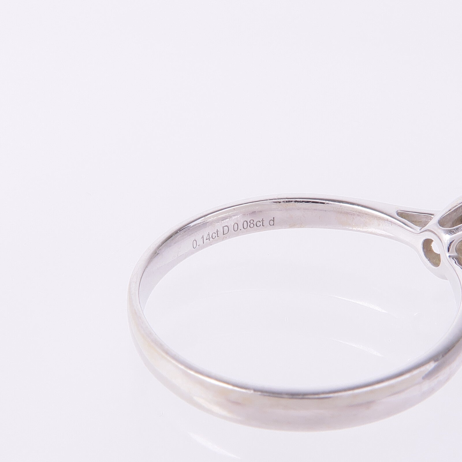 JEWELRY 【激減優惠】18K白金Diamond Ring鑽石戒指US#7.5