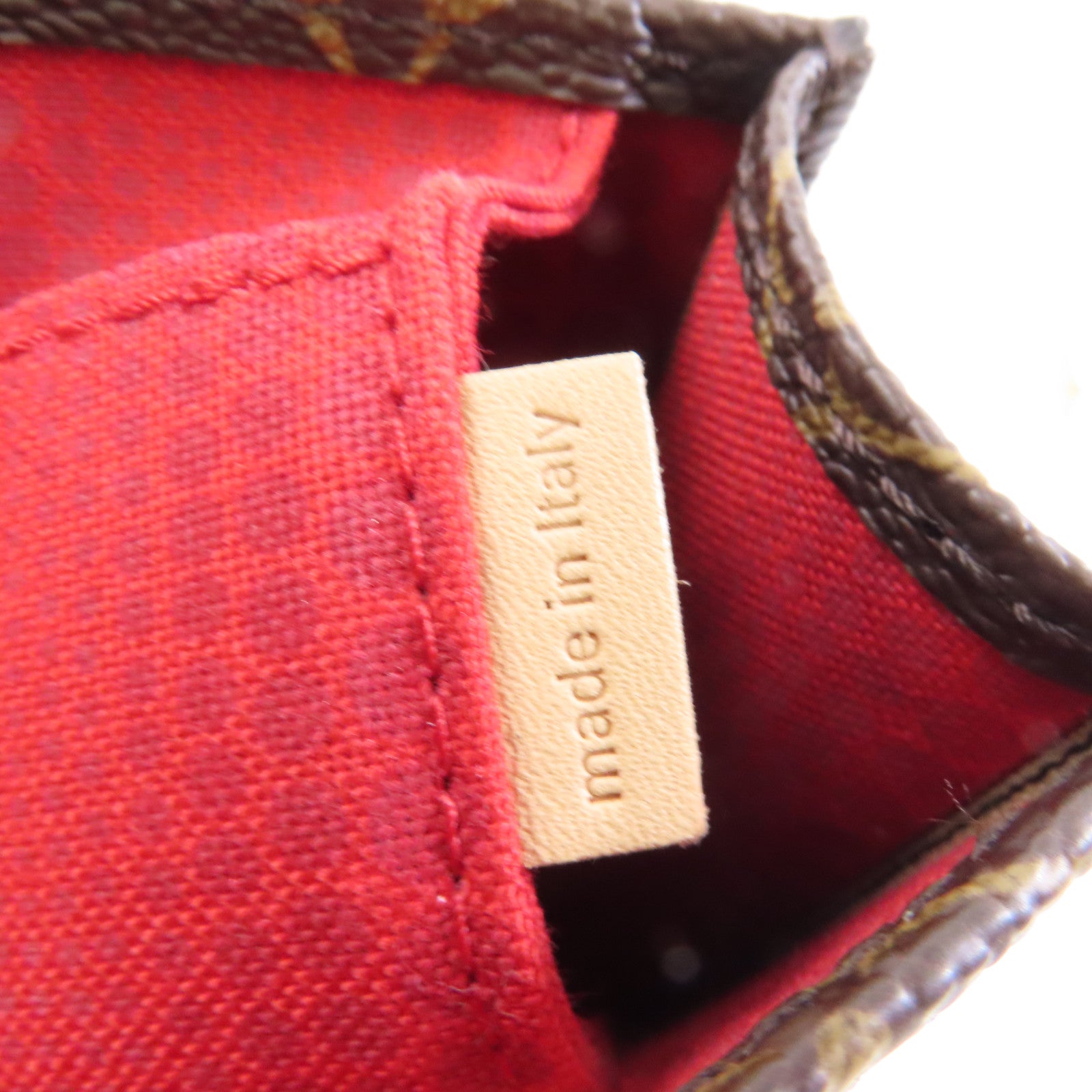 LOUIS VUITTON Monogram YK Petit Sac Plat金扣手挽肩背兩用袋棕色