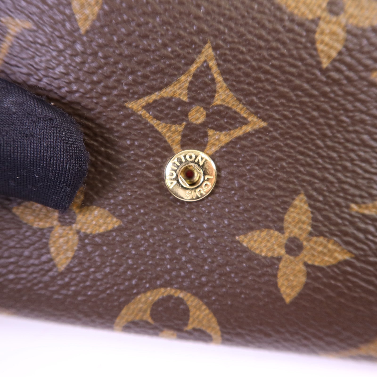 LOUIS VUITTON Monogram Rosalie金扣零錢包