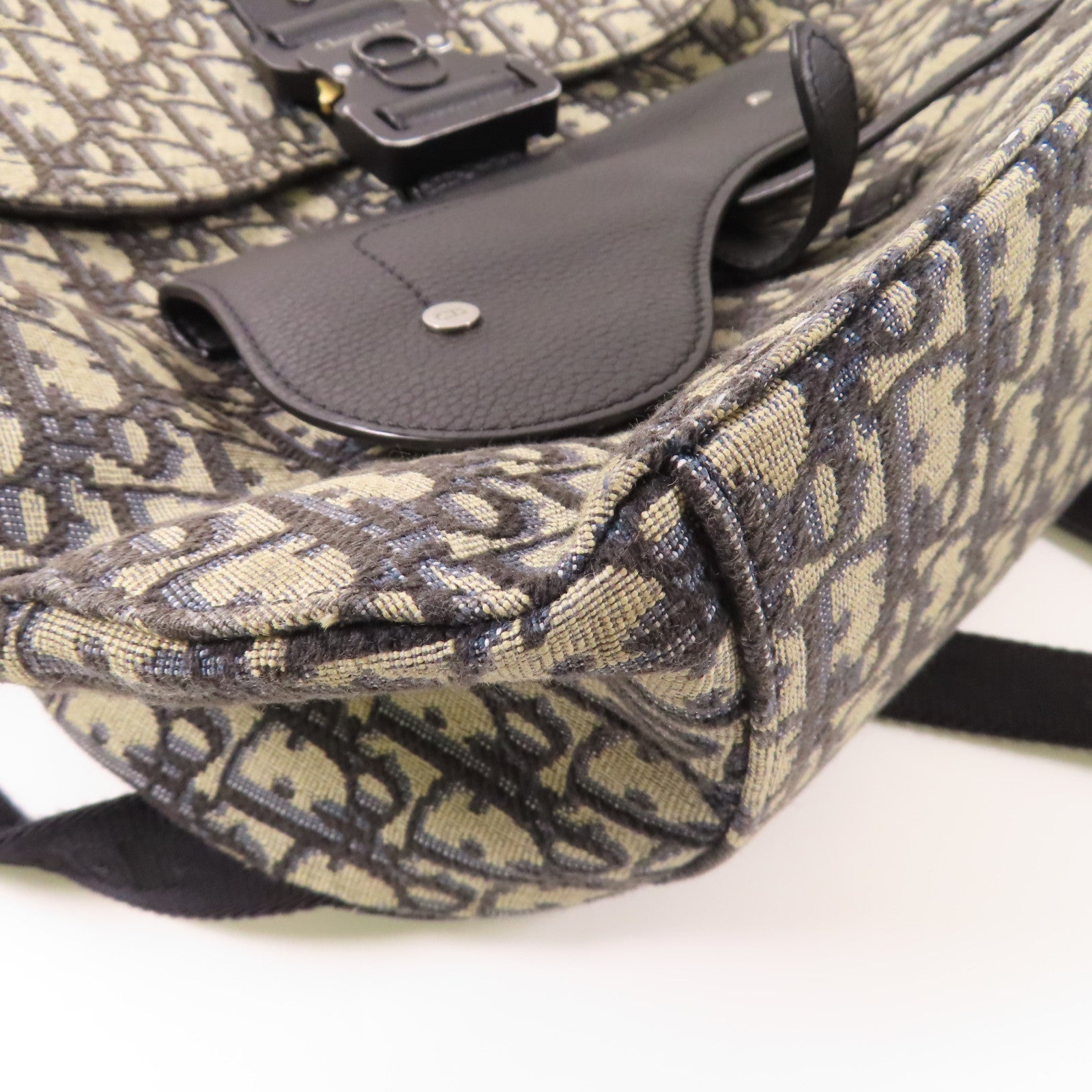 Dior 帆布Gallop Backpack銀扣背包
