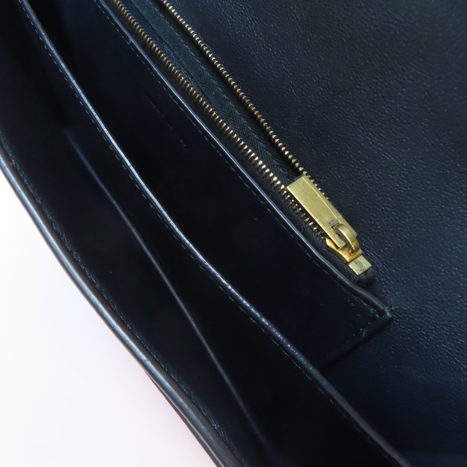 CELINE 【激減優惠】牛皮皮革Envelope金扣鏈帶肩背袋綠色/黑色/紅色