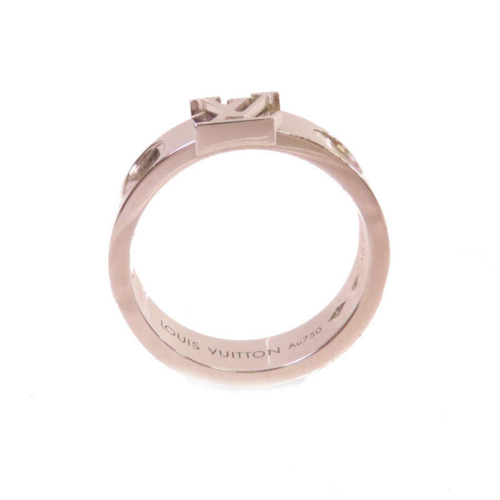 LOUIS VUITTON 【激減優惠】18K白金Empreinte Ring戒指#50/US#5.5