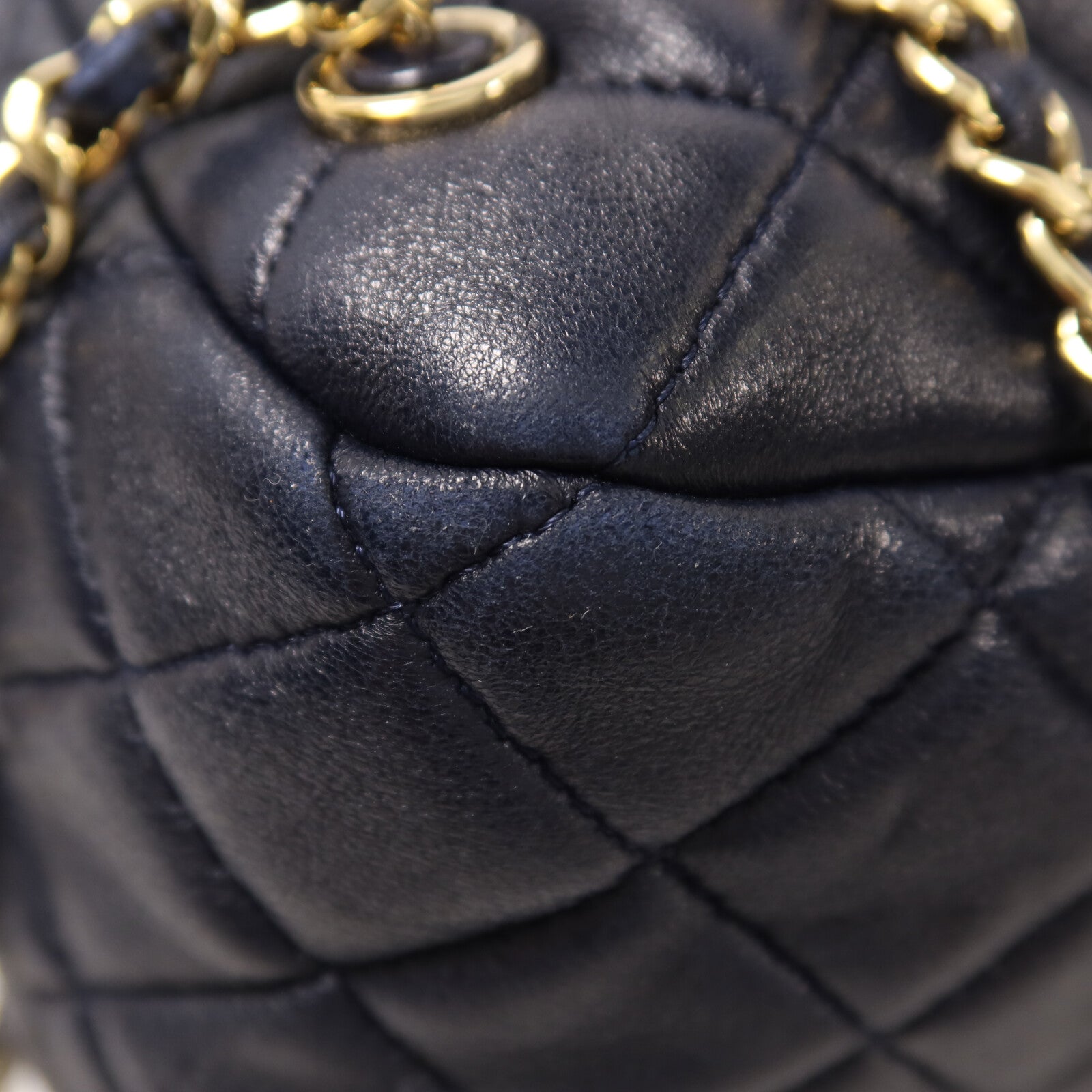 CHANEL 羊皮皮革Backpack鏈帶背包